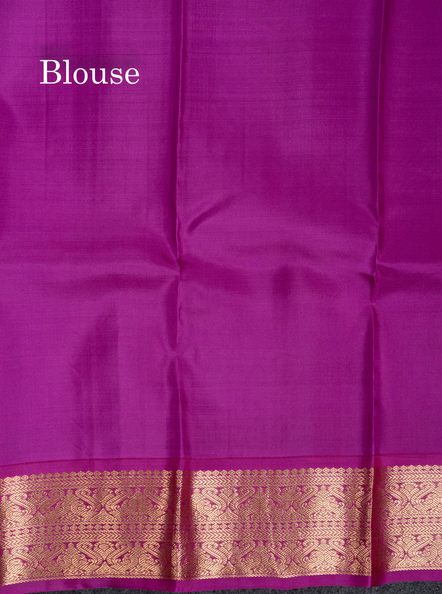 Beautiful Orange Pure Kanjivaram Silk Saree With Contrast Magenta Traditional Border