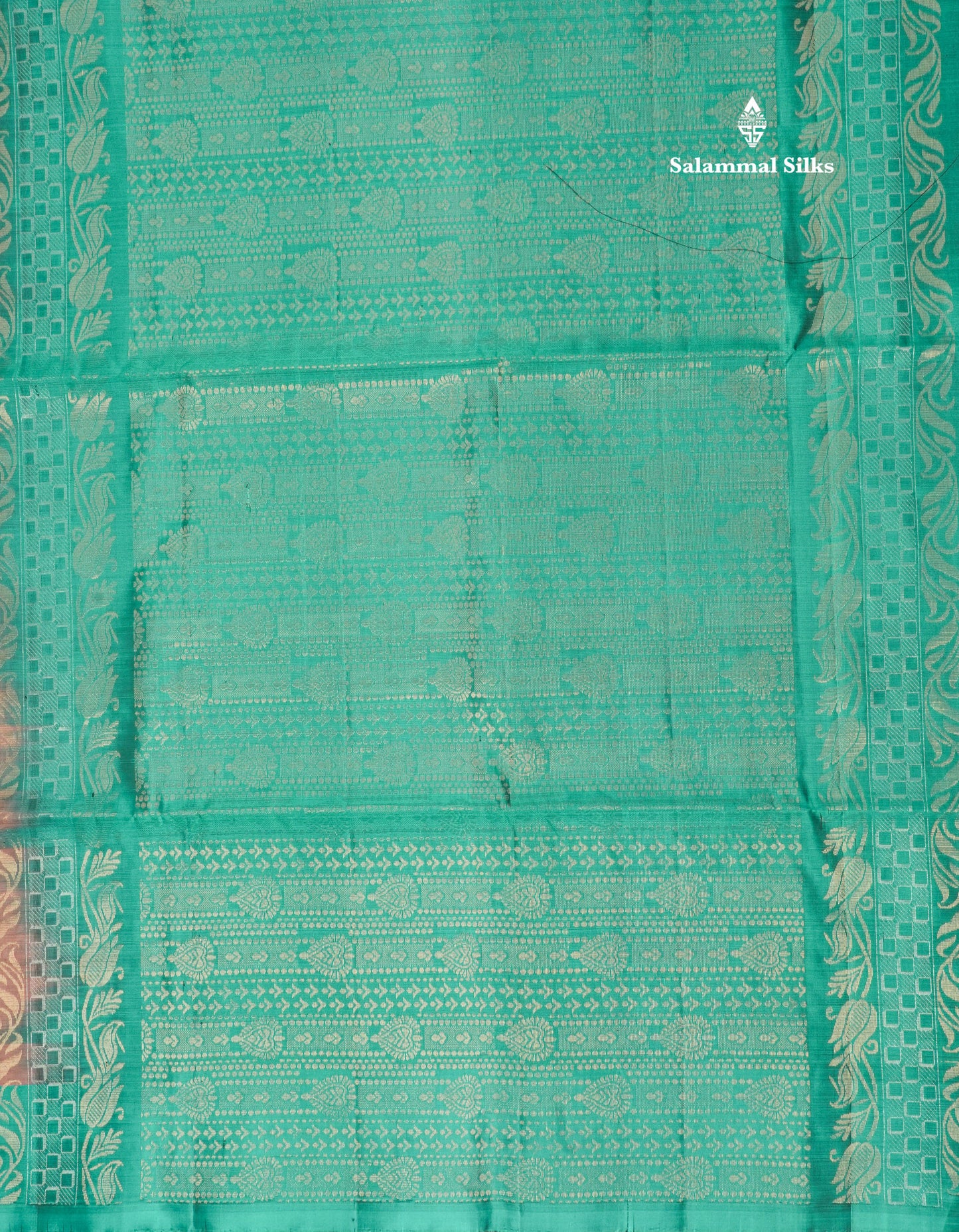 Beautiful Light Brown Pure Kanjivaram Soft Silk Saree With Contrast Rama Blue Small Border