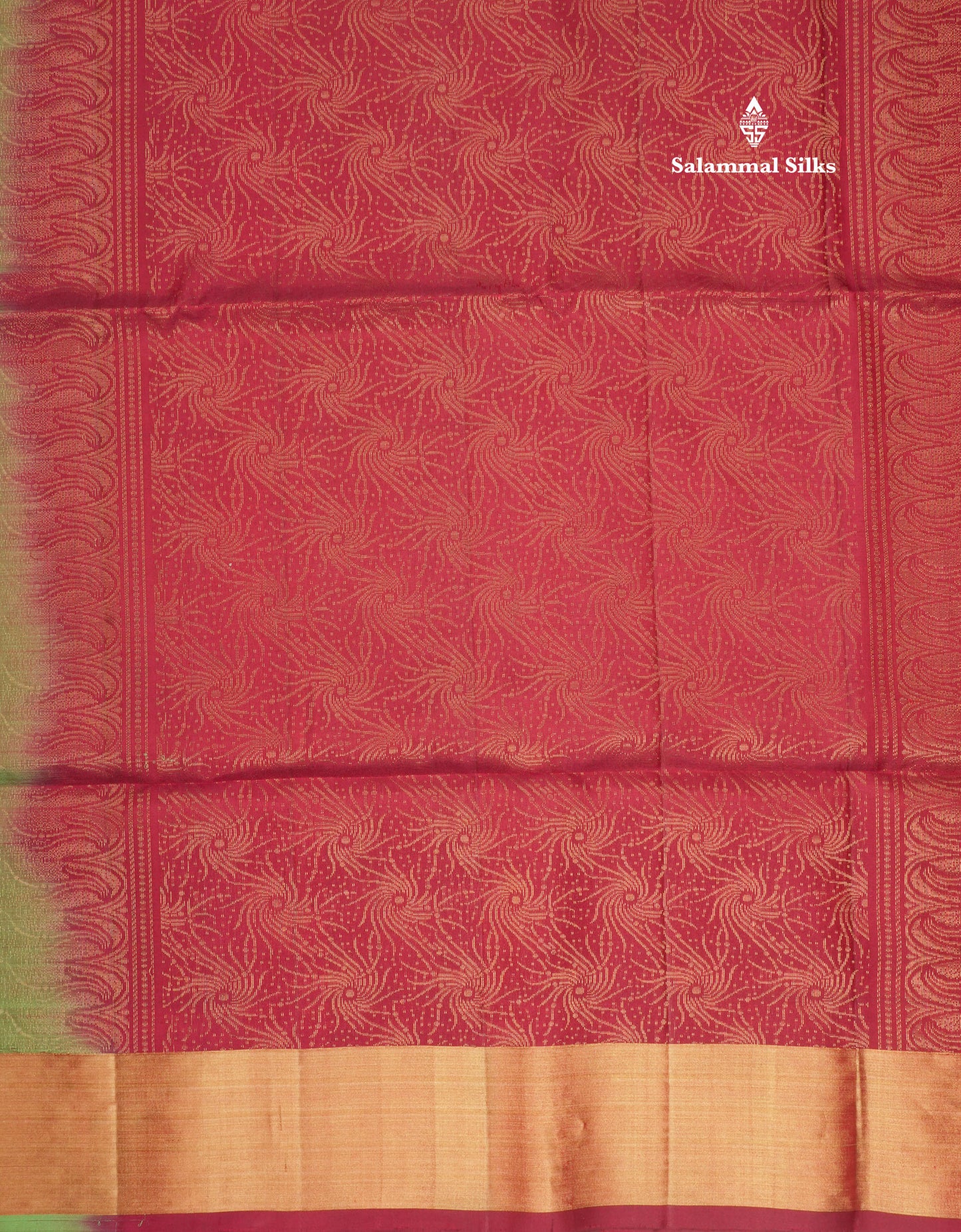 Beautiful Parrot Green Pure Kanjivaram Soft Silk Saree With Gold Zari Border