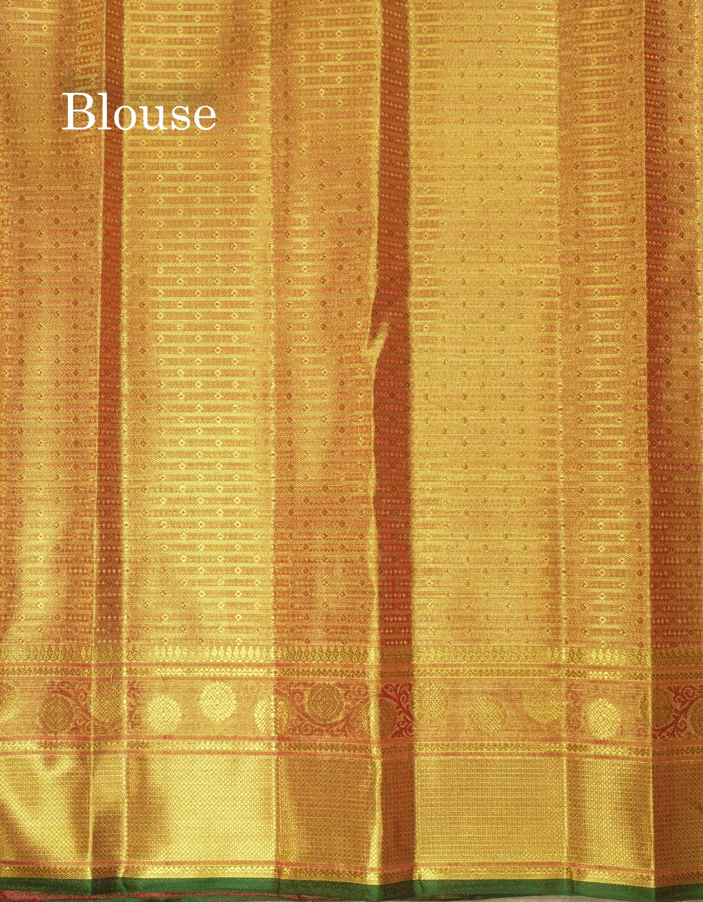 Light Maroon Tissue Pure Kanjivaram 2G Zari Silk Saree With Gold Zari Border