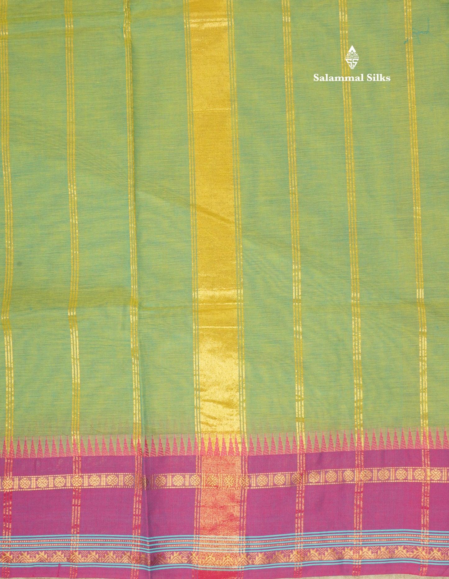 Sandal Beautiful Pure Cotton With Brown Border