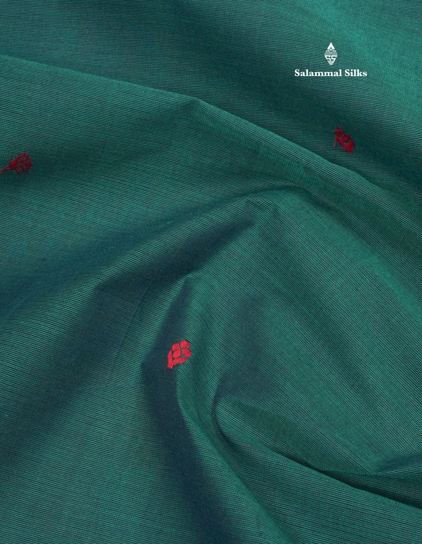 Peacock Blue Beautiful Pure Cotton Saree With Contrast Traditional Dark Maroon Border