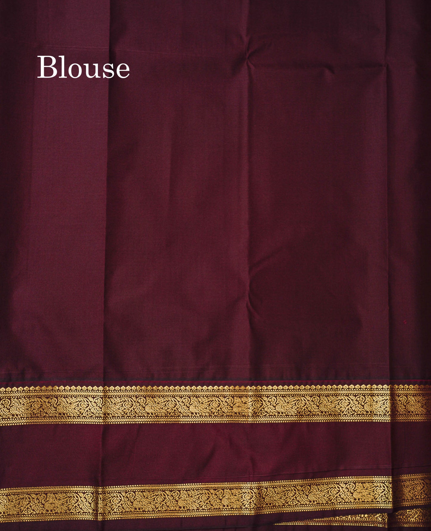 Semi Silk Saree - Mehandi Green Butta With Small Checks Along With Contrast Dark Maroon Traditional Gap Border