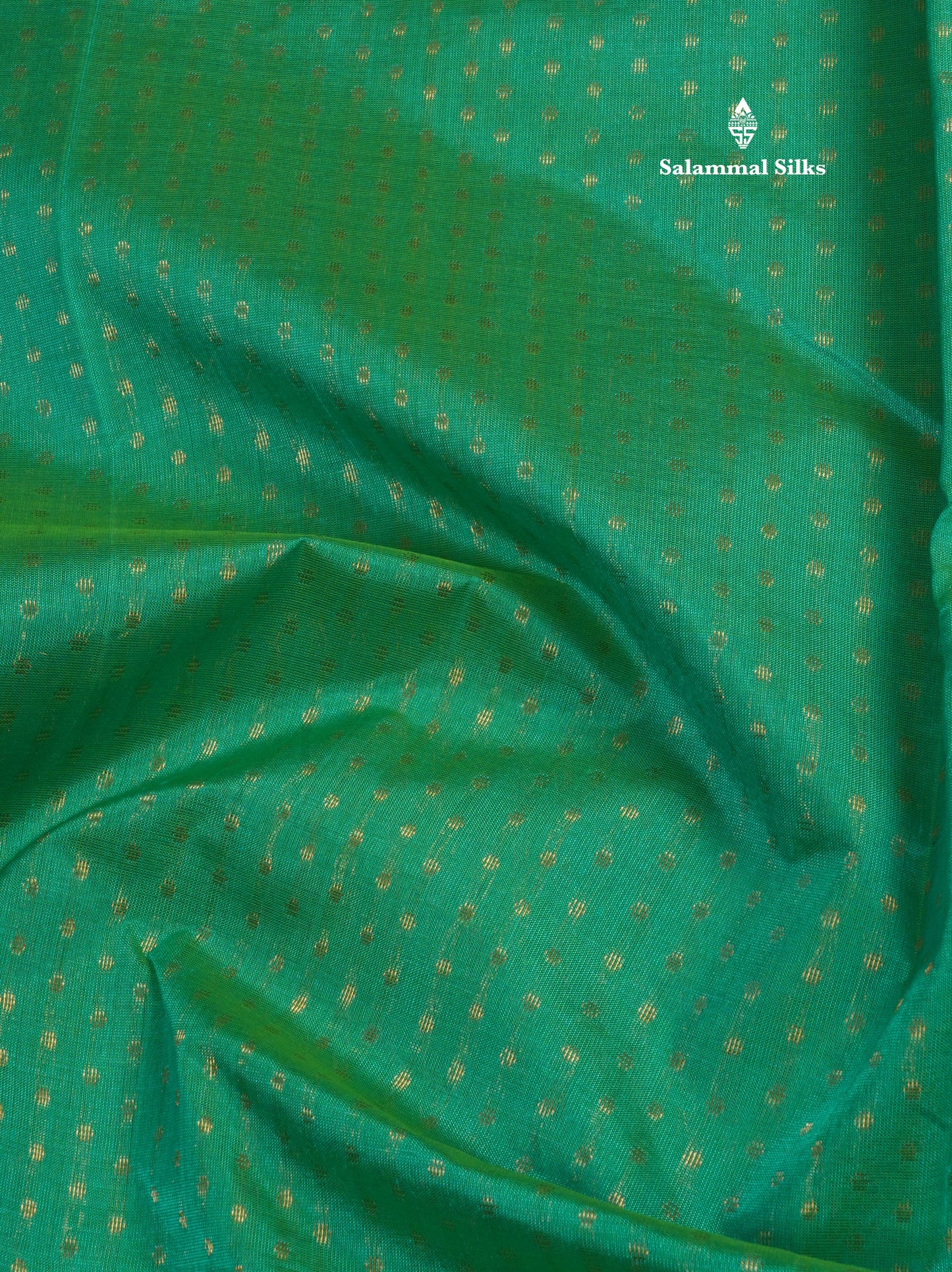 Sapphire Blue Pure Silk Cotton Saree With Contrast Royal Blue Fancy Border