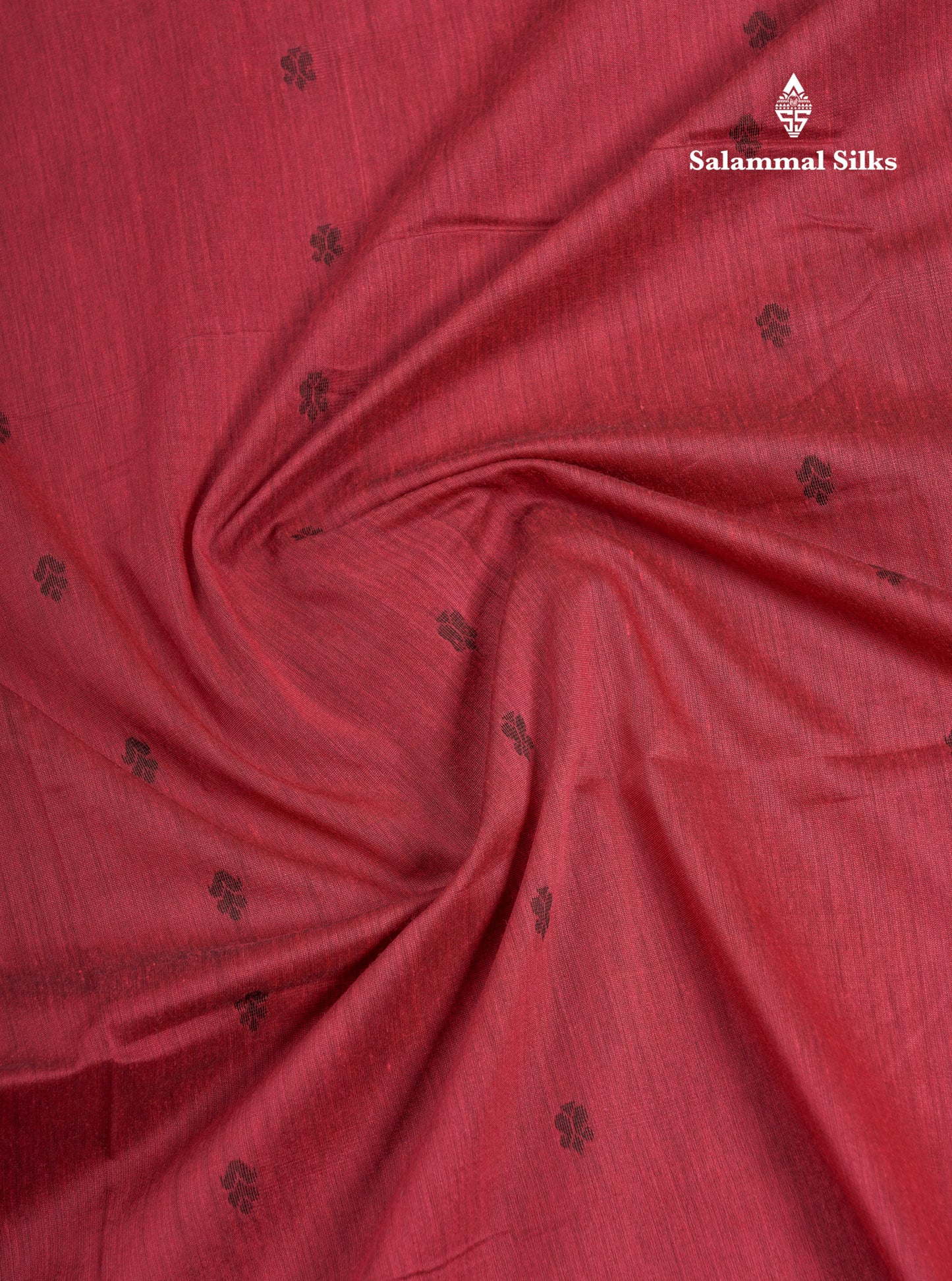 Pink Shade Kalyani Cotton Saree With Contrast Black Border