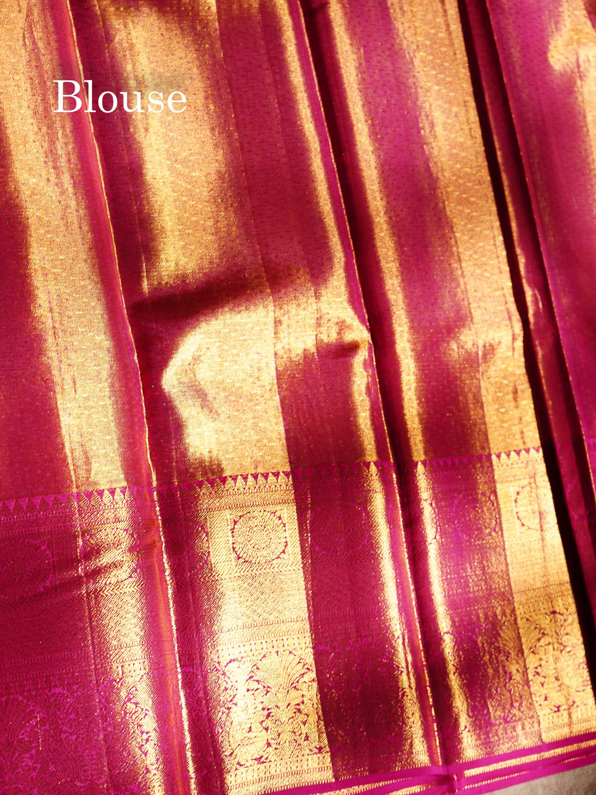 Beautiful Light Violet Tissue Bridal Pure Kanjivaram Silk Saree With Contrast Pink Traditional Evening Morning Border