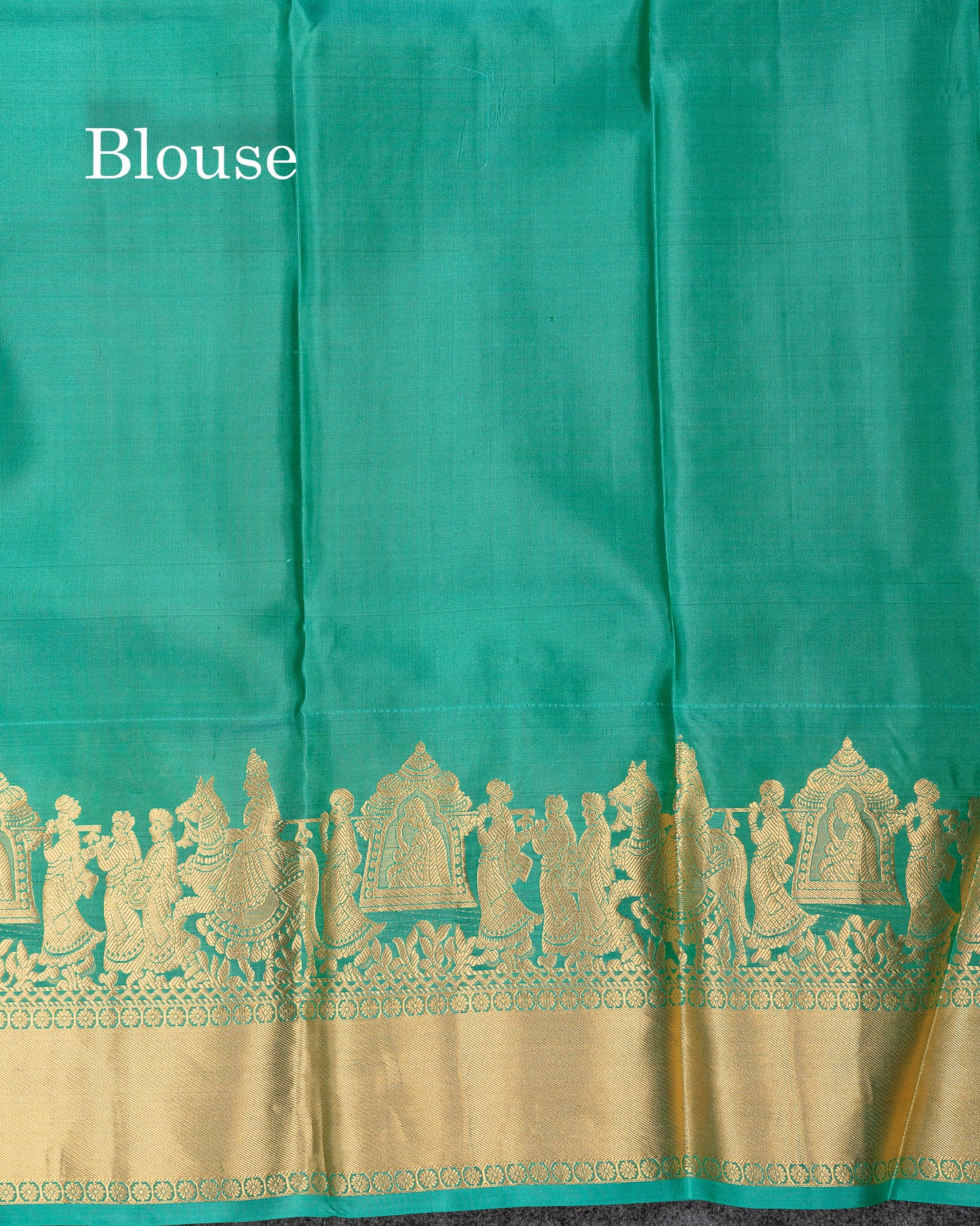 Dark Brown Colour Pure Kanjivaram Silk Saree with Pallakku Border