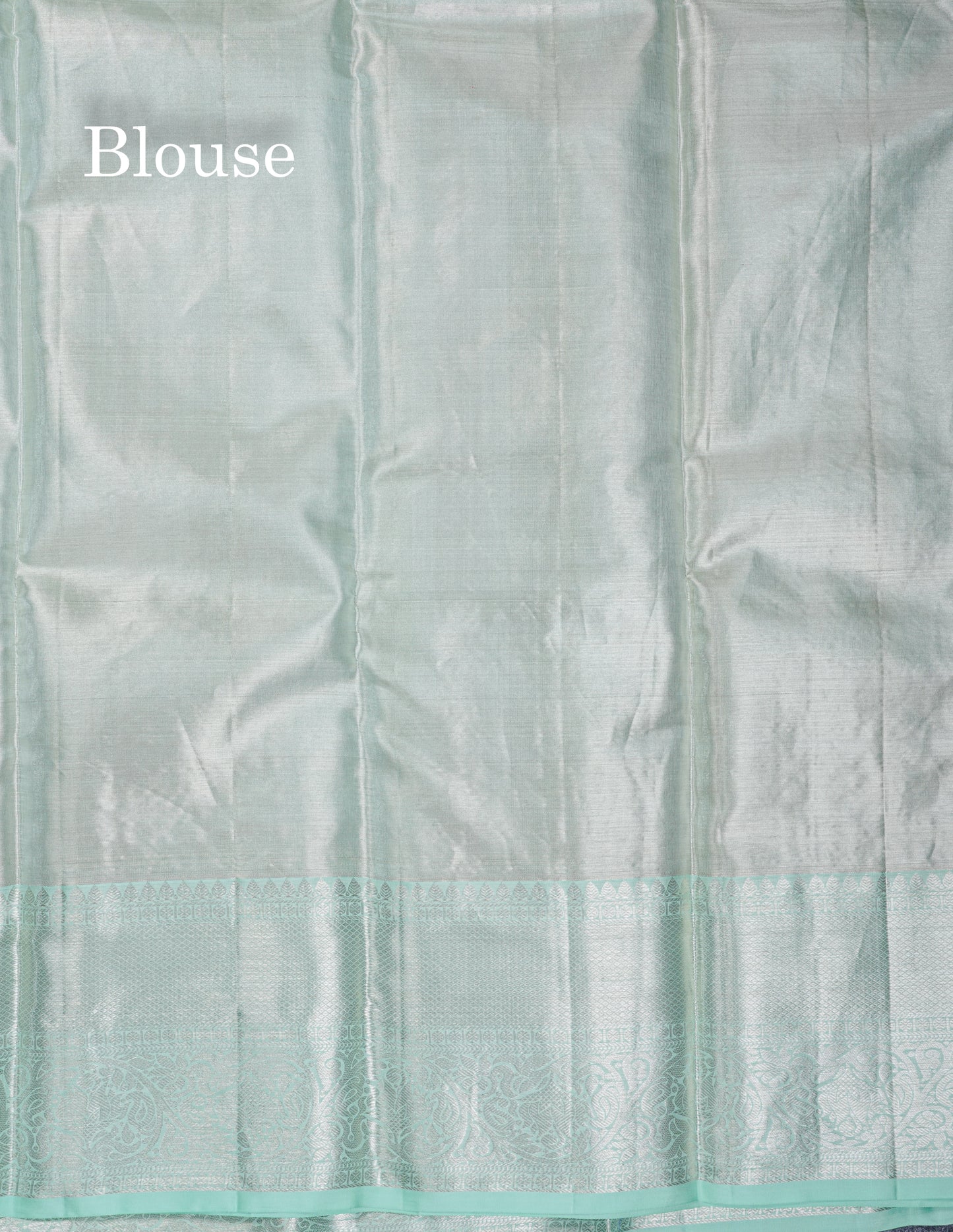 Light Parrot Green Tissue Bridal Pure Kanjivaram Silk Saree With Contrast Elaichi Green Border