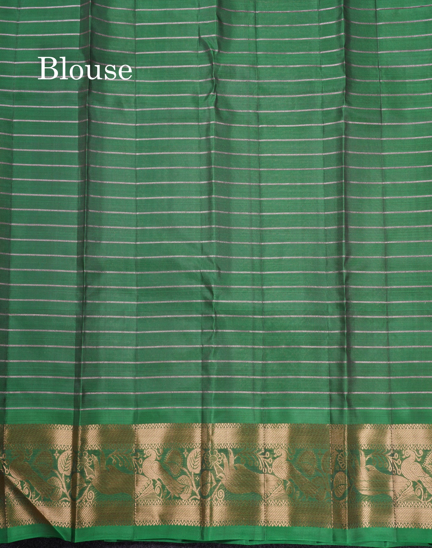 Olive Mustard Yellow Pure Silk Mix Saree With Contrast Green Border