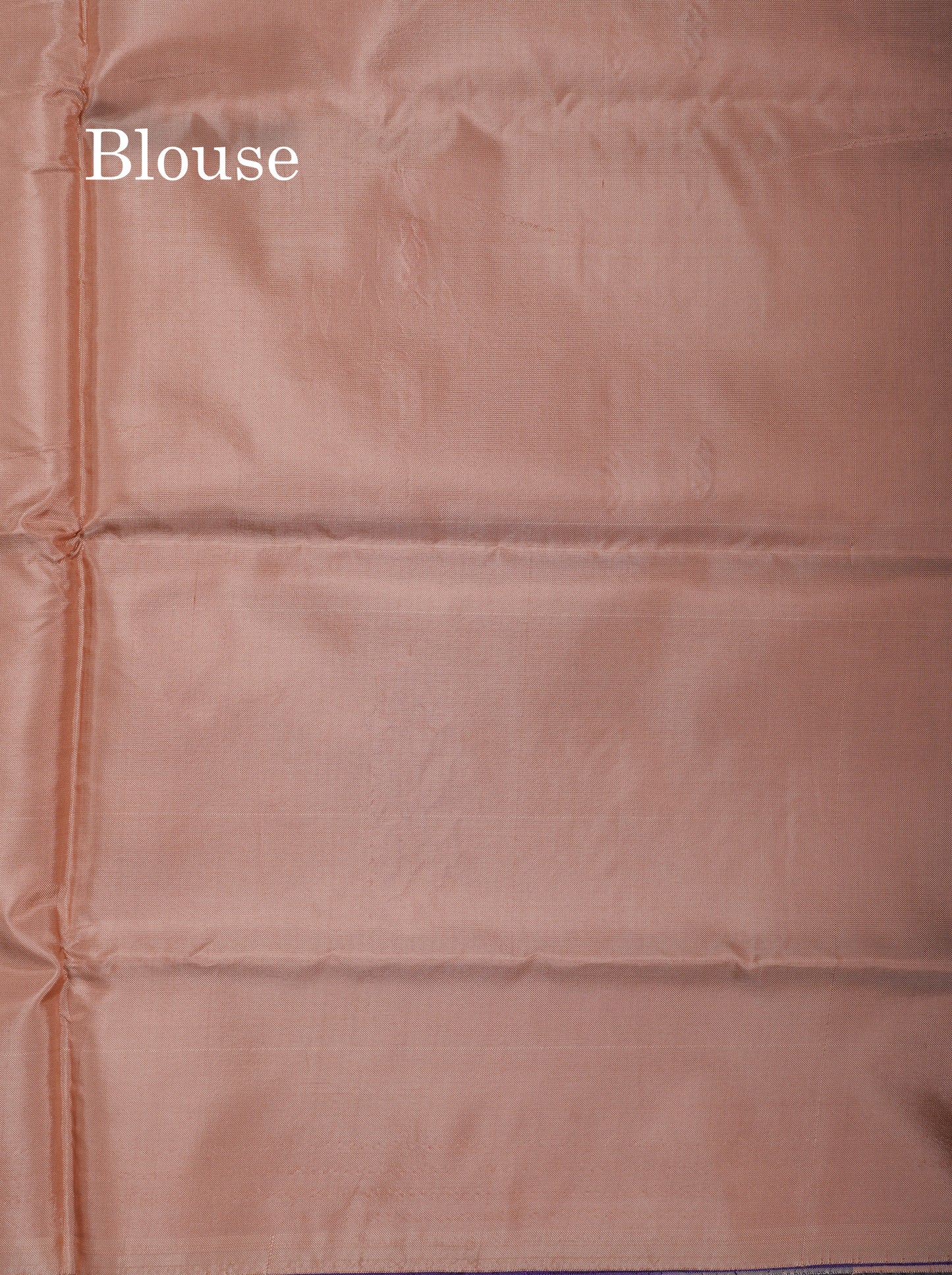 Violet Banana Pinth Saree (Vaazhainaar Pattu) With Contrast Light Chocolate Blouse
