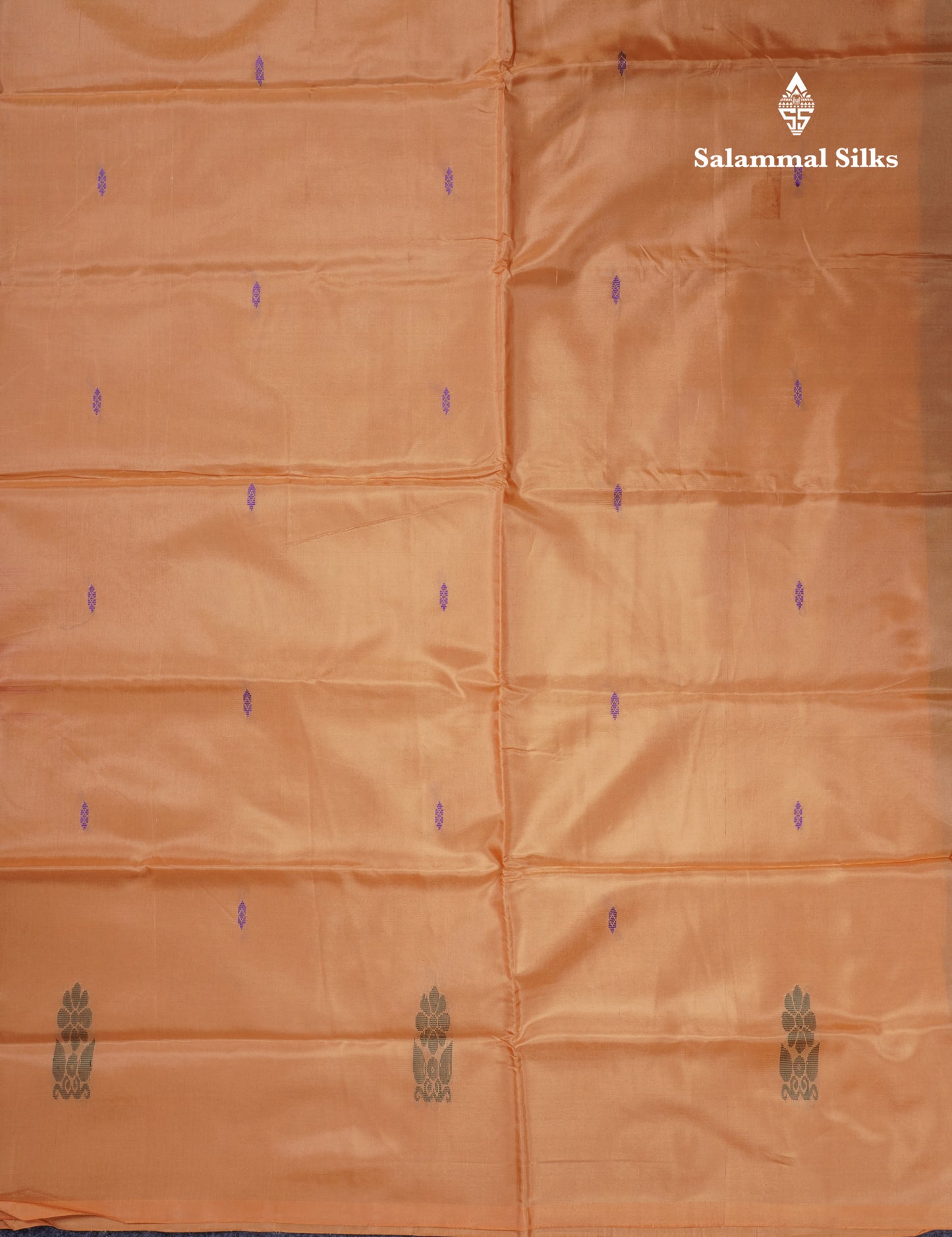 Rani Pink Banana Pinth Saree (Vaazhainaar Pattu) With Contrast Sandal Blouse