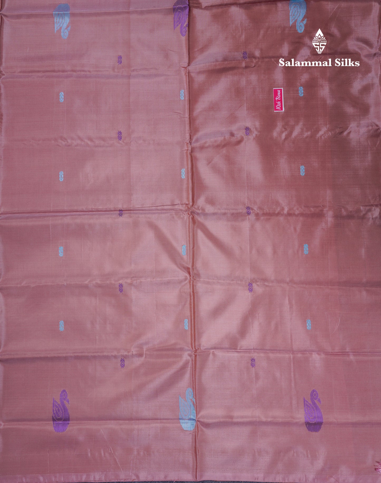 Parrot Green Banana Pinth Saree (Vaazhainaar Pattu) With Contrast Light Chocolate Blouse