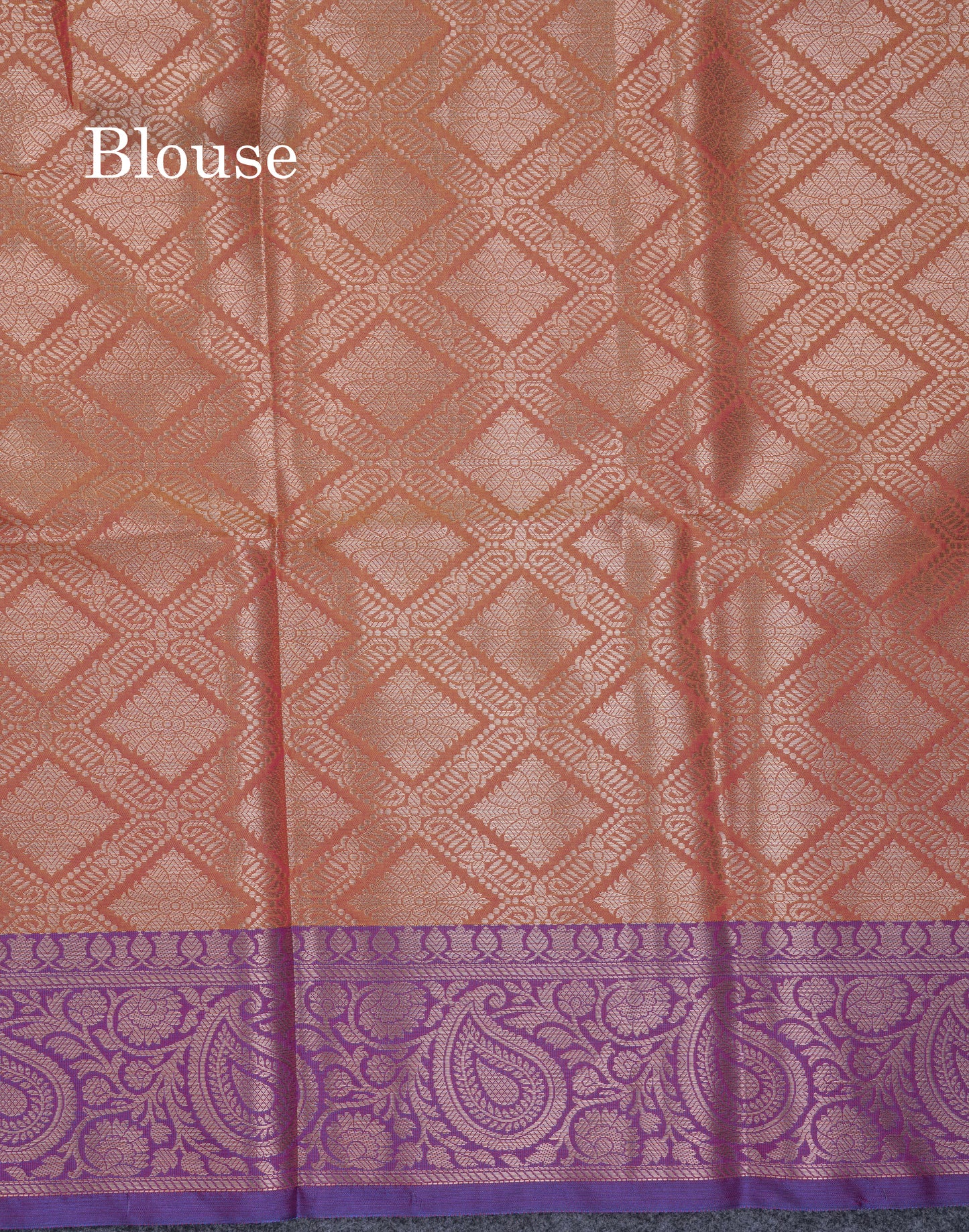 Dual Tone Mustard Yellow Fancy Semi Soft Silk Saree With Contrast Purple Border