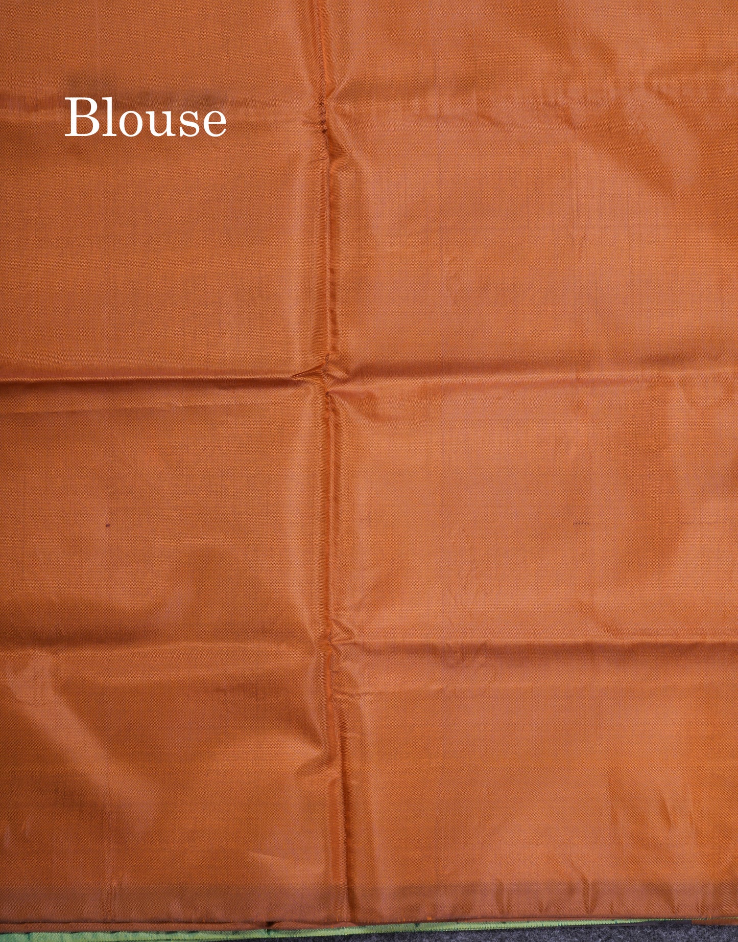 Light Green Banana Pinth Saree (Vaazhainaar Pattu) With Contrast Brown Blouse