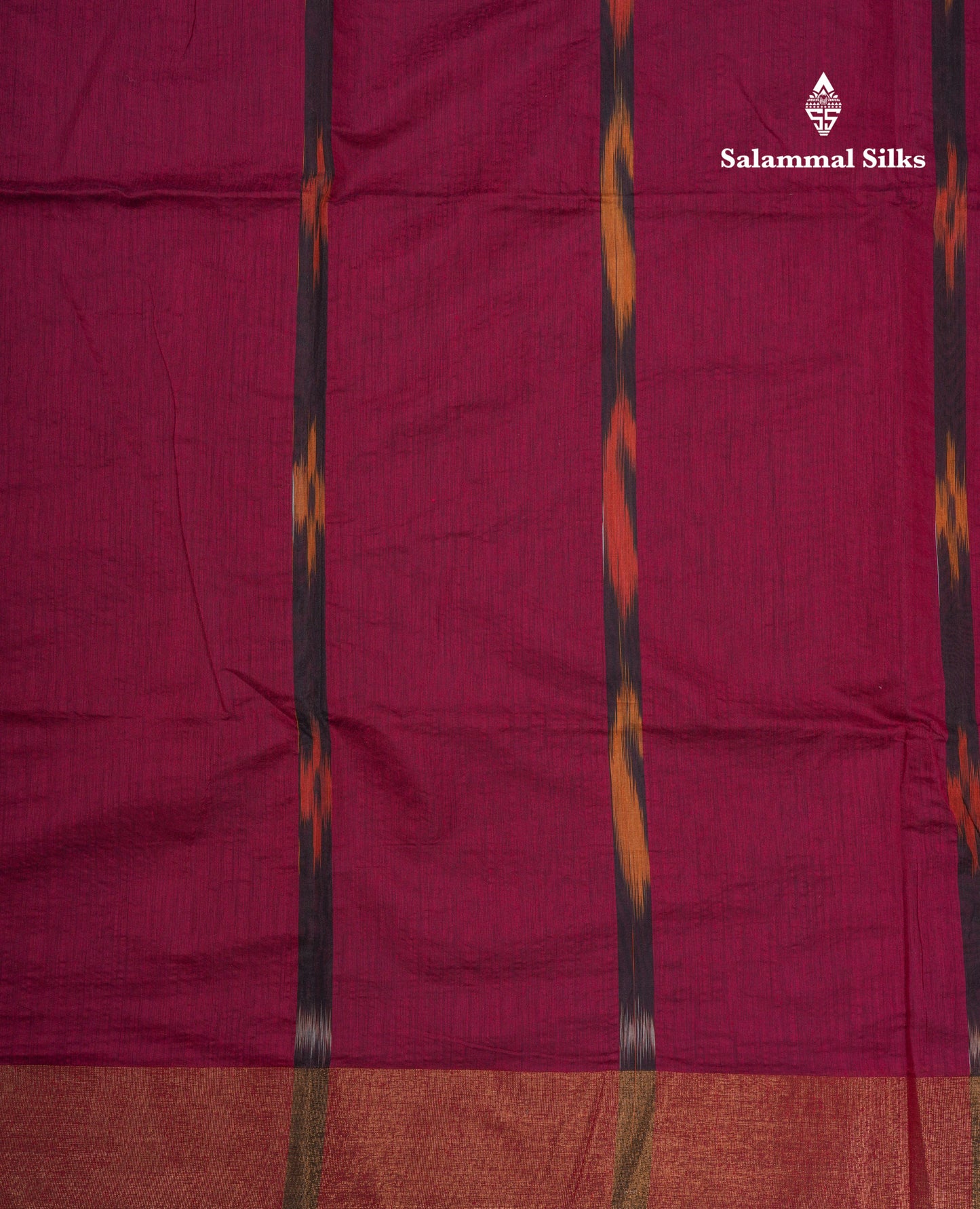 Blue Colour Pochampalli SICO Cotton Saree With Tissue Border