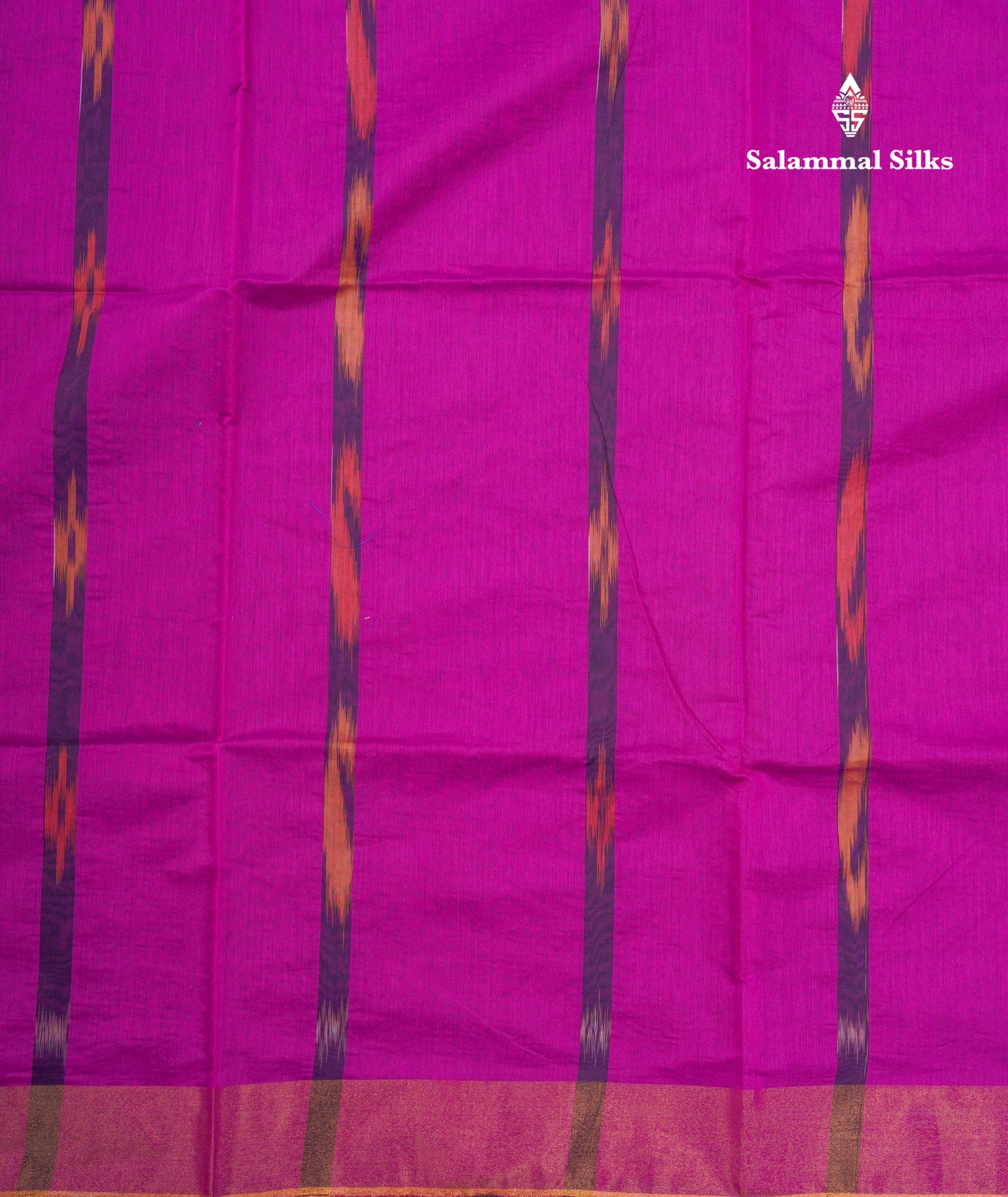 Blue Colour Pochampalli SICO Cotton Saree With Tissue Border