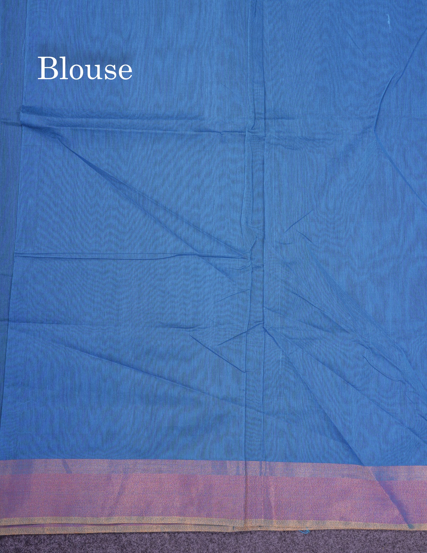 Blue Colour Beautiful PochamPalli SICO Cotton Saree With Blouse