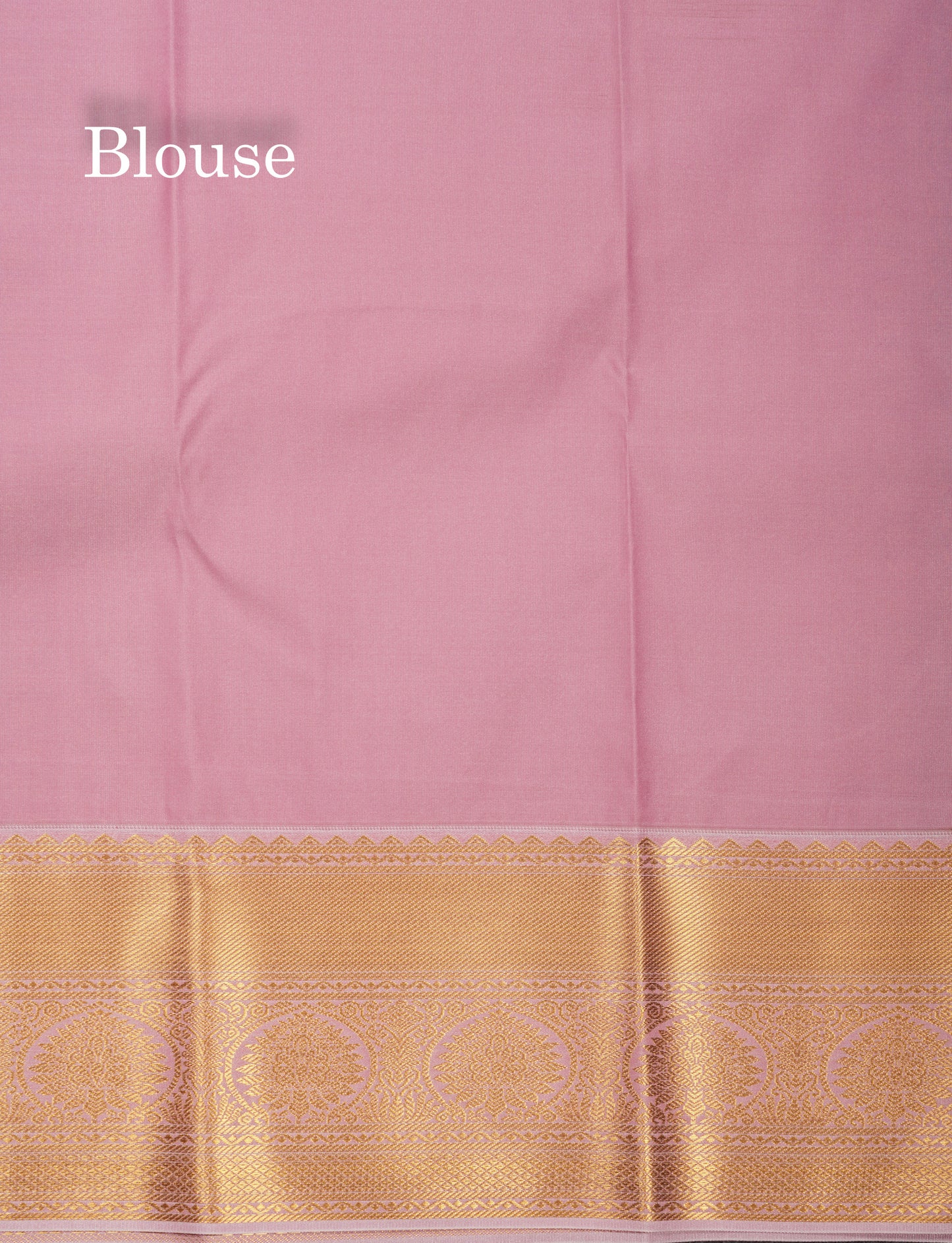 Peacock Blue Semi Silk Saree With Contrast Baby Pink Blouse
