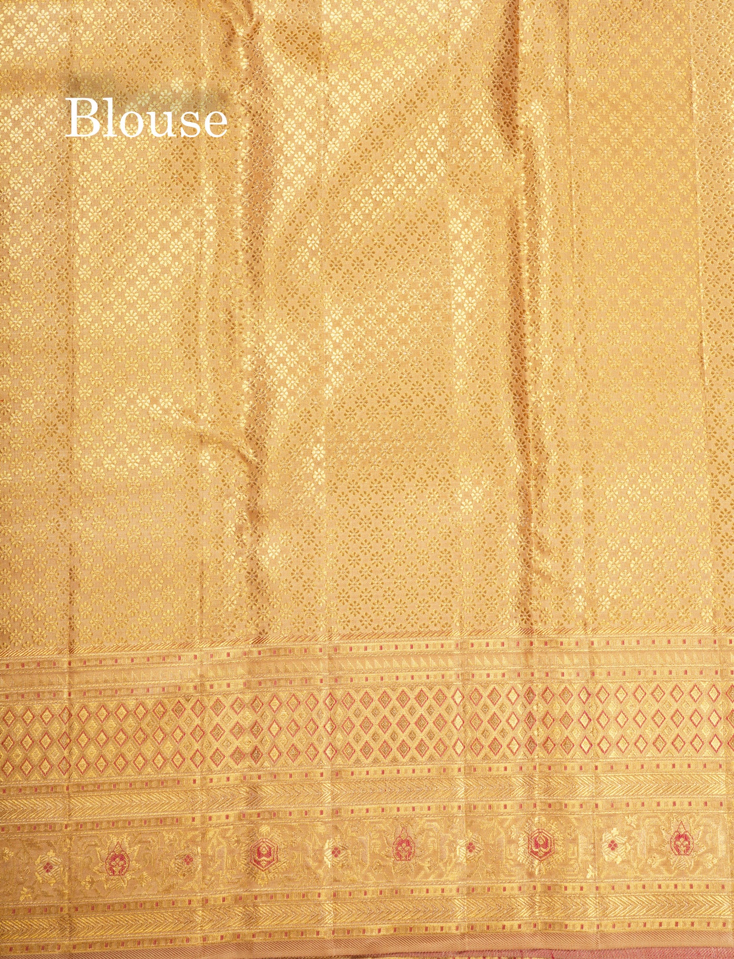 Beautiful Sandal Meenakari Work Bridal Pure Kanjivaram Silk Saree