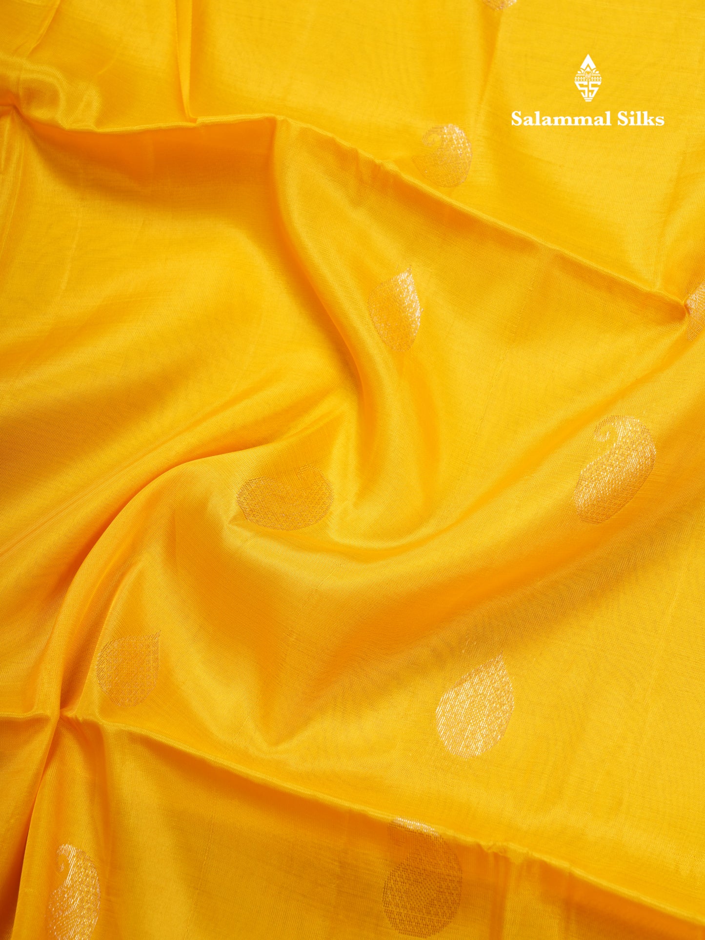 Yellow Pure Silk Mix Soft Silk Saree With Contrast Peacock Green Blouse