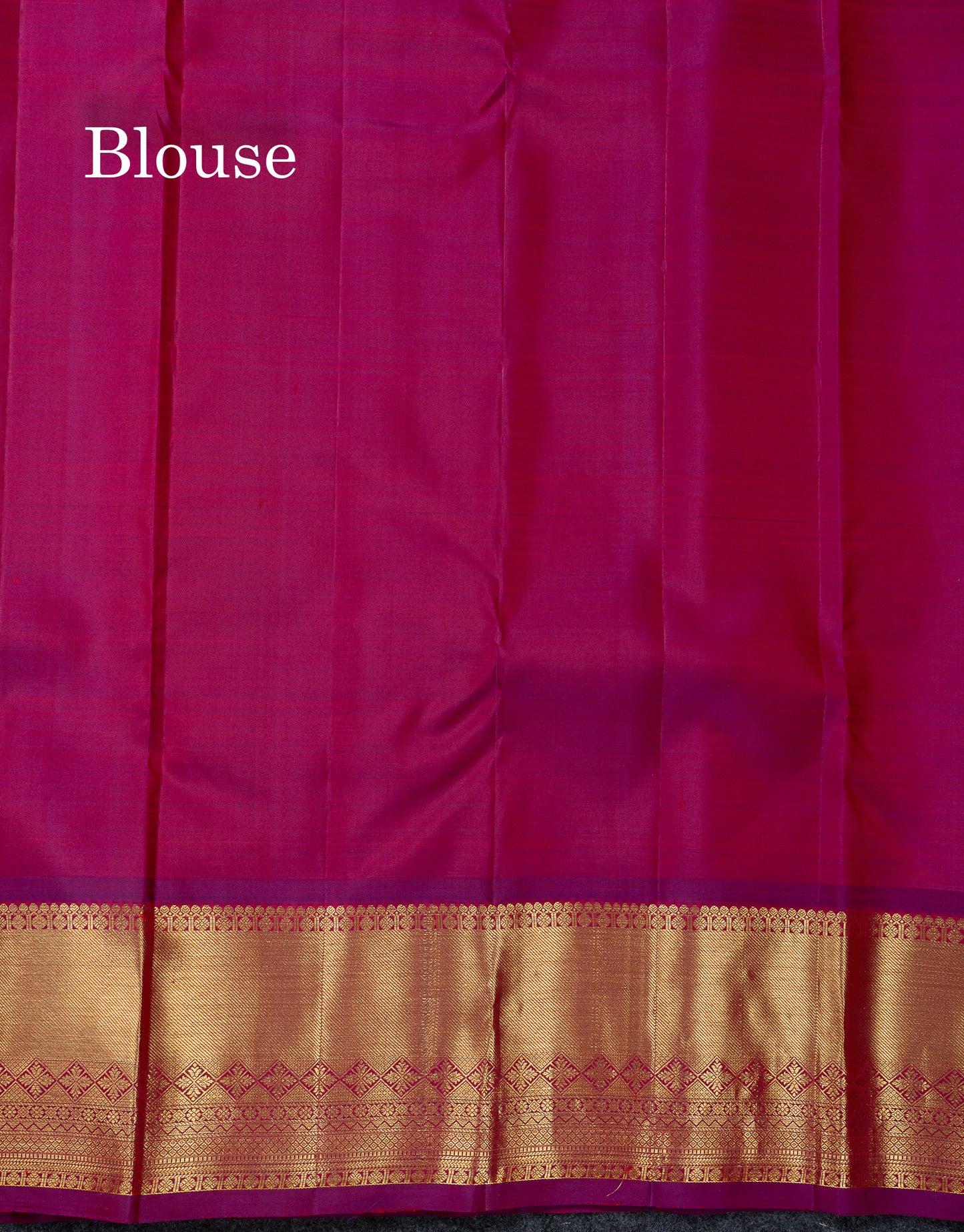 Beautiful Orange Pure Kanjivaram Silk Saree With Contrast Magenta Traditional Evening Morning Border