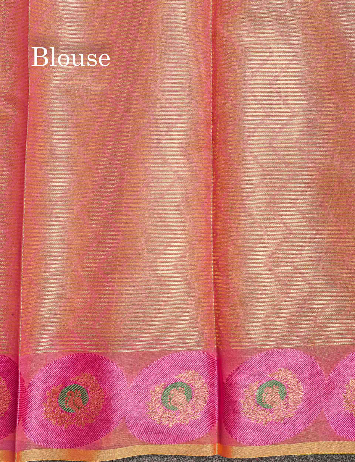 Tissue Saree - Light Green Colour Body With Fancy Border