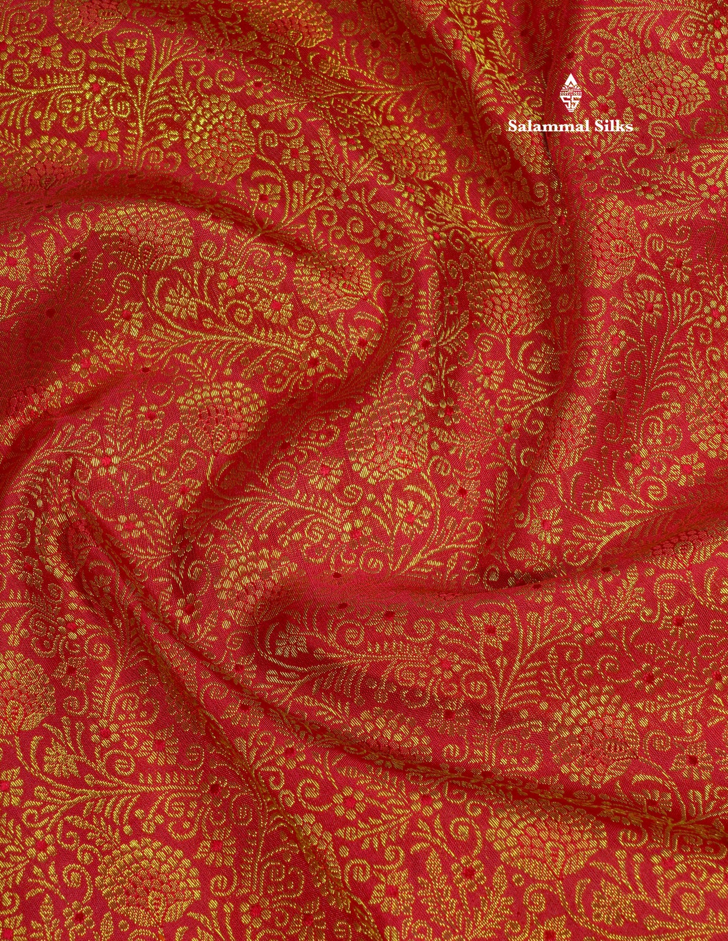 Pure Zari Maroon Pure Kanjivaram Silk Saree With Long Gold Zari Border