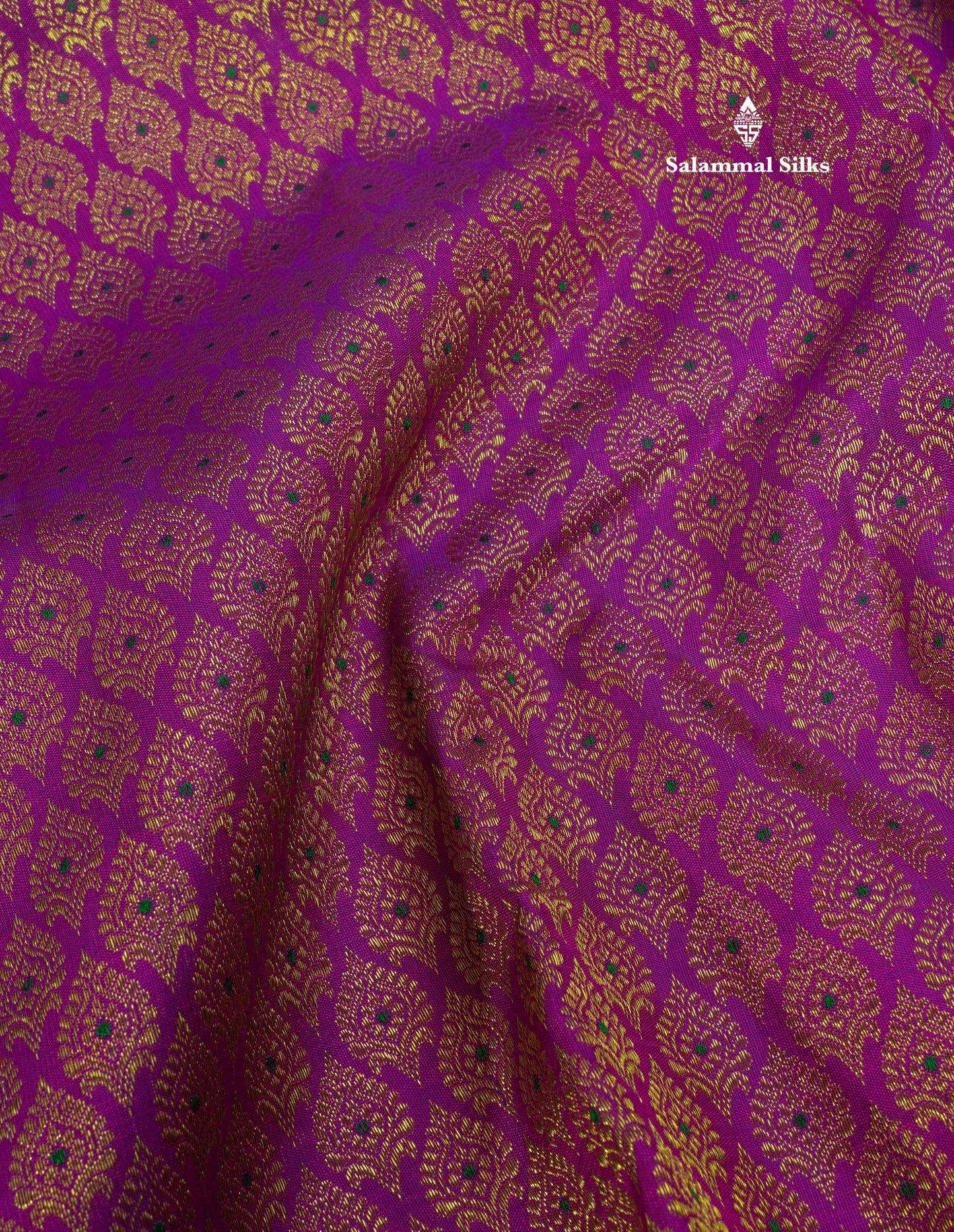 Pure Zari Vadamalli Pure Kanjivaram Silk Saree with Traditional Gold Zari Border