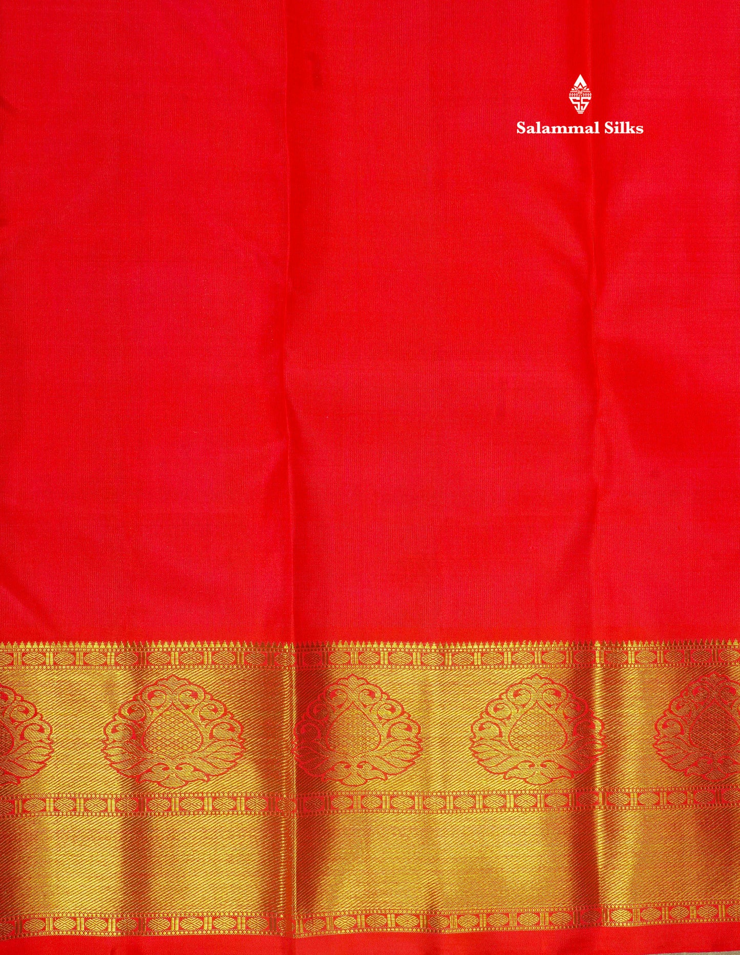 Reddish Pink Meenakari Work Pure Kanjivaram Silk Saree 3G Zari with Traditional Gold Zari Border