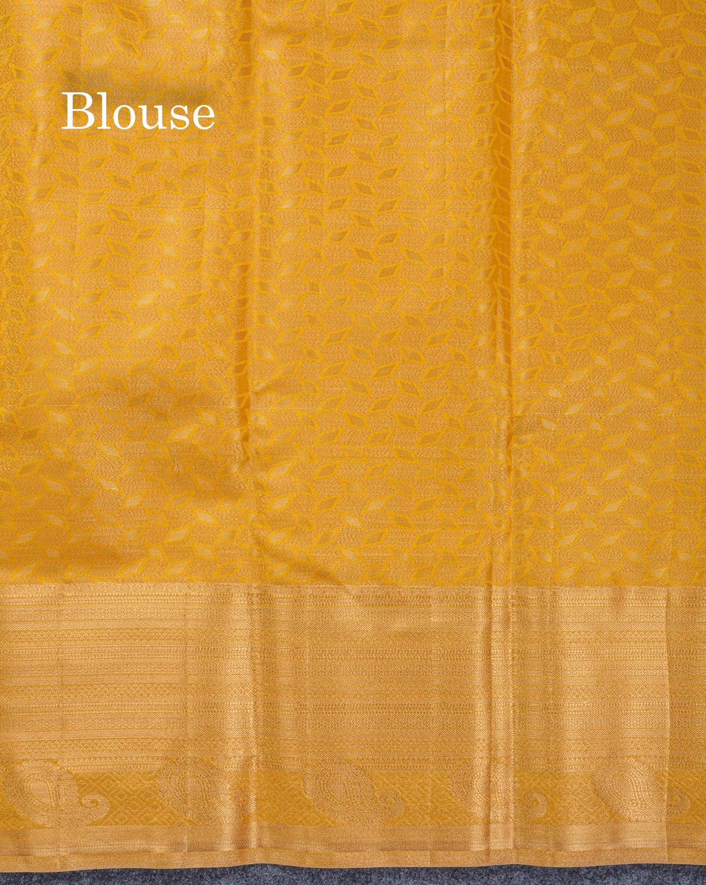 Gold Tissue Semi Silk Saree With Traditional Evening Morning Border