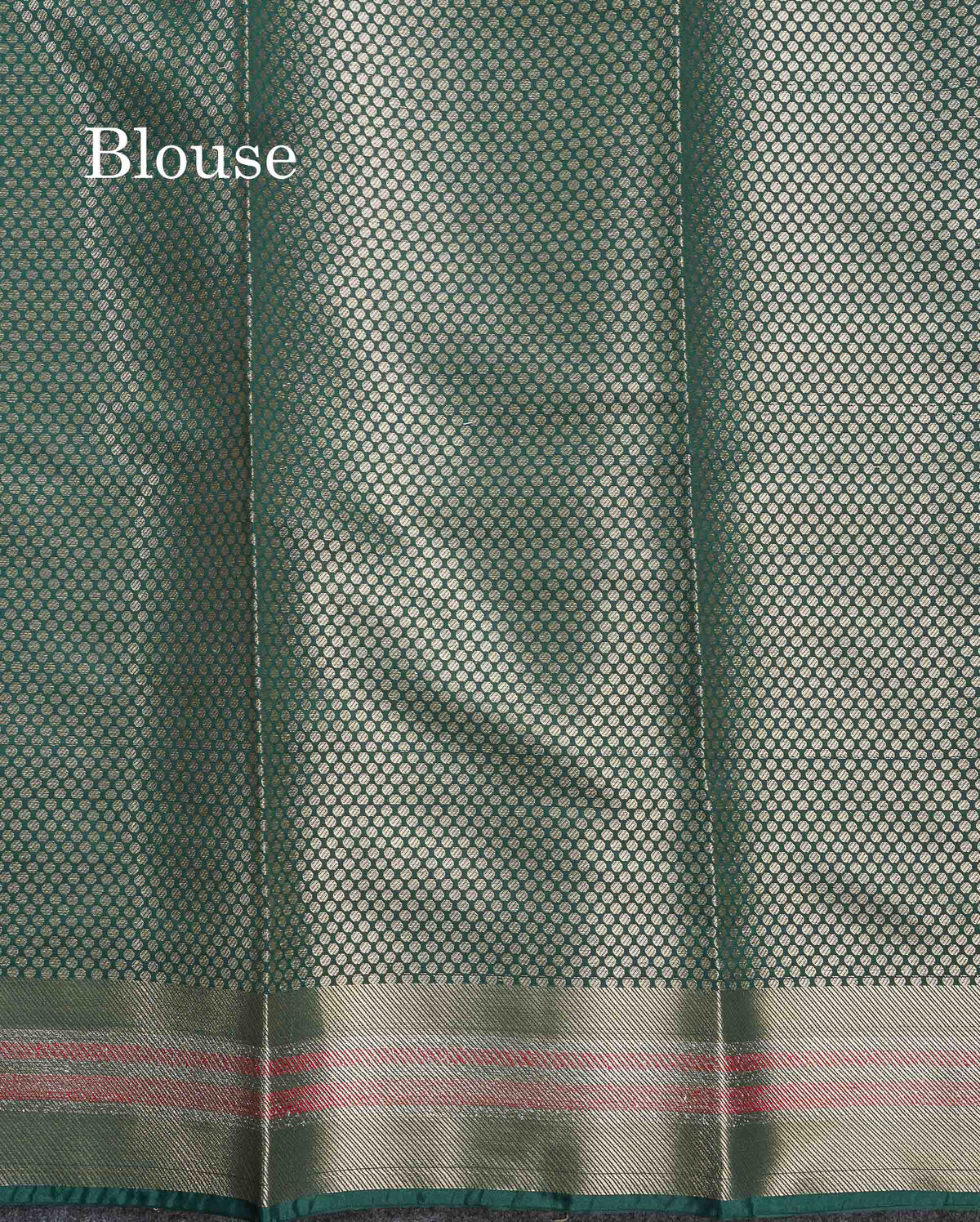 Tissue Saree - Light Chocolate Colour Body With Contrast Bottle Green Fancy Border