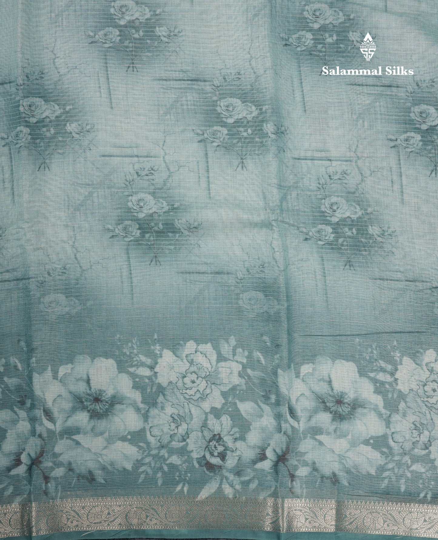 Vairaoosi Lines Silk Kota Fancy Saree With Small Border