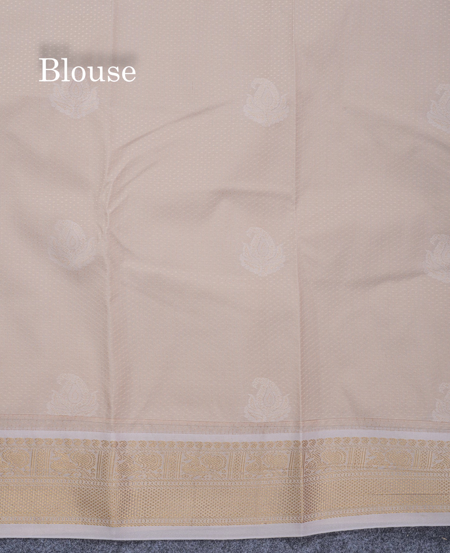 Dark Purple Semi Silk Saree With Contrast Half White Small Traditional Border