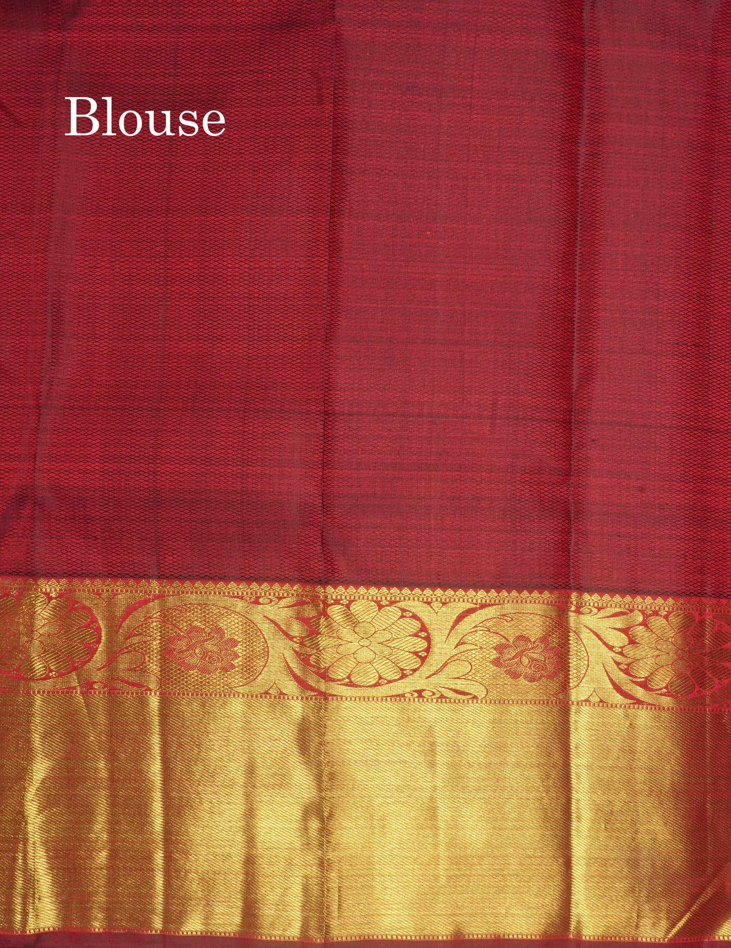 Pure Zari Dark Maroon Pure Kanjivaram Silk Saree With Meenakari work