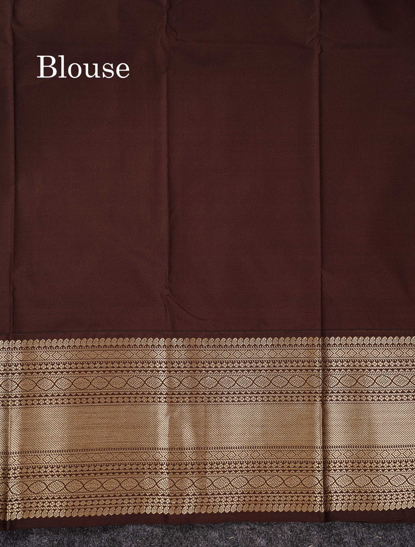 Semi Silk Saree - Peach Zari Butta Along With Contrast Dark Brown Traditional Evening Morning Border