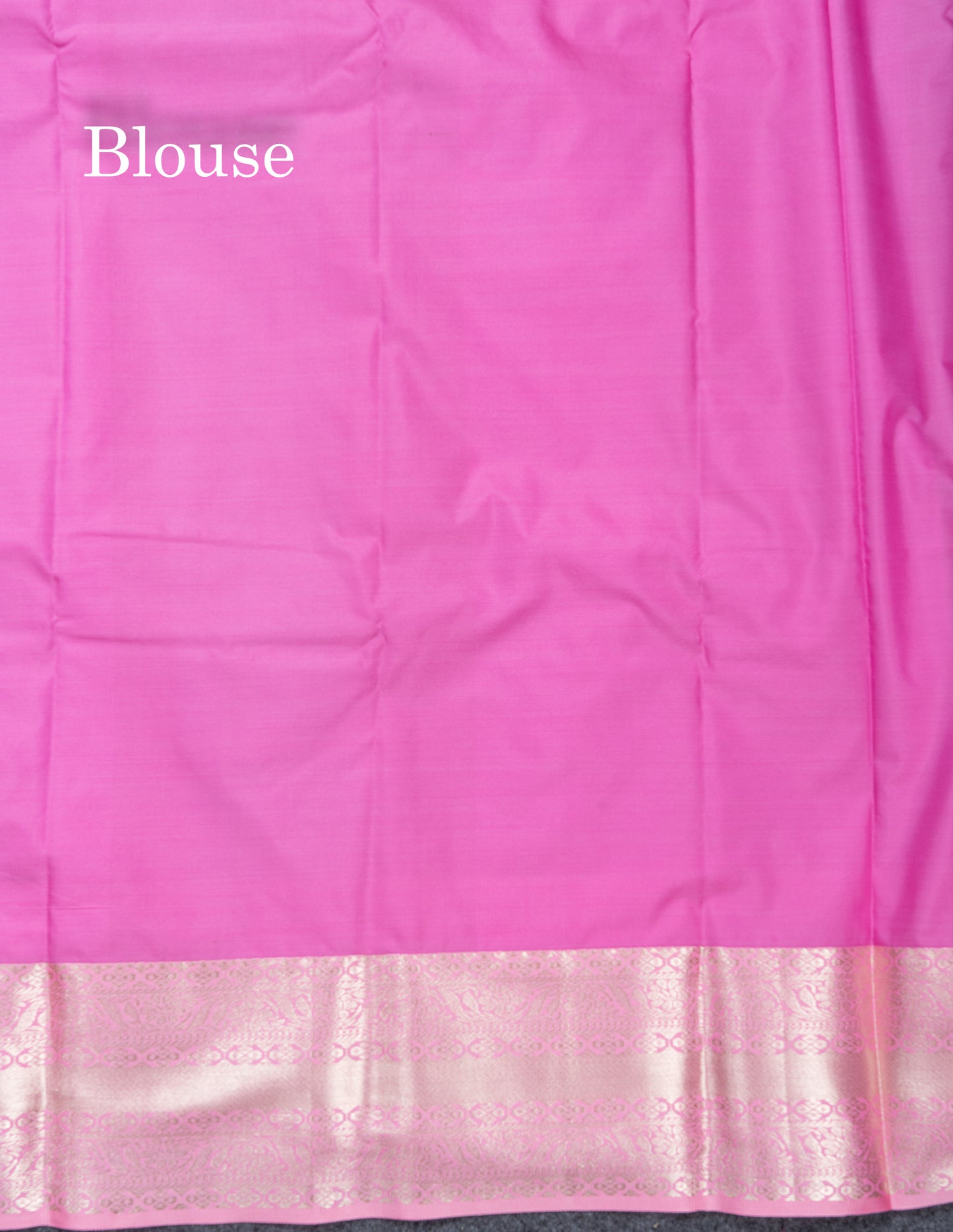 Beautiful Dual Tone Violet Semi Silk Saree With Contrast Light Pink Border