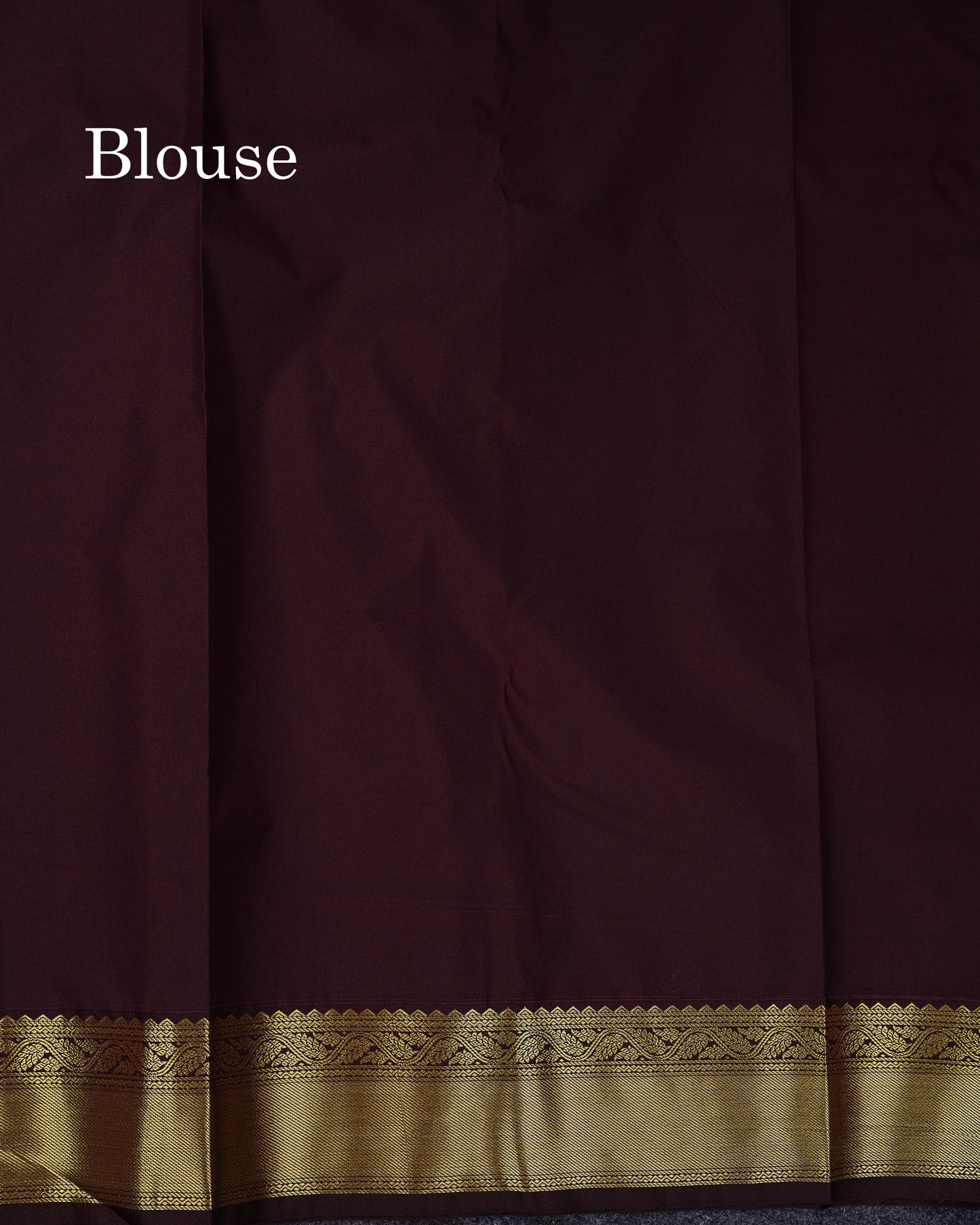 Semi Silk Saree - Orange Butta With Tiny Vaira Oosi Checks Along With Contrast Dark Brown Border