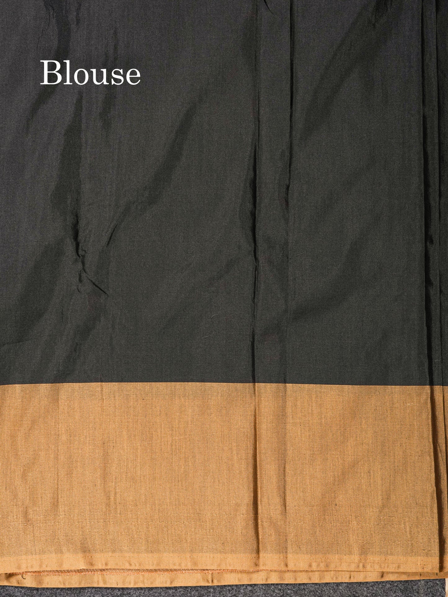 Magenta Pure Mix Saree With Contrast Sandal Border