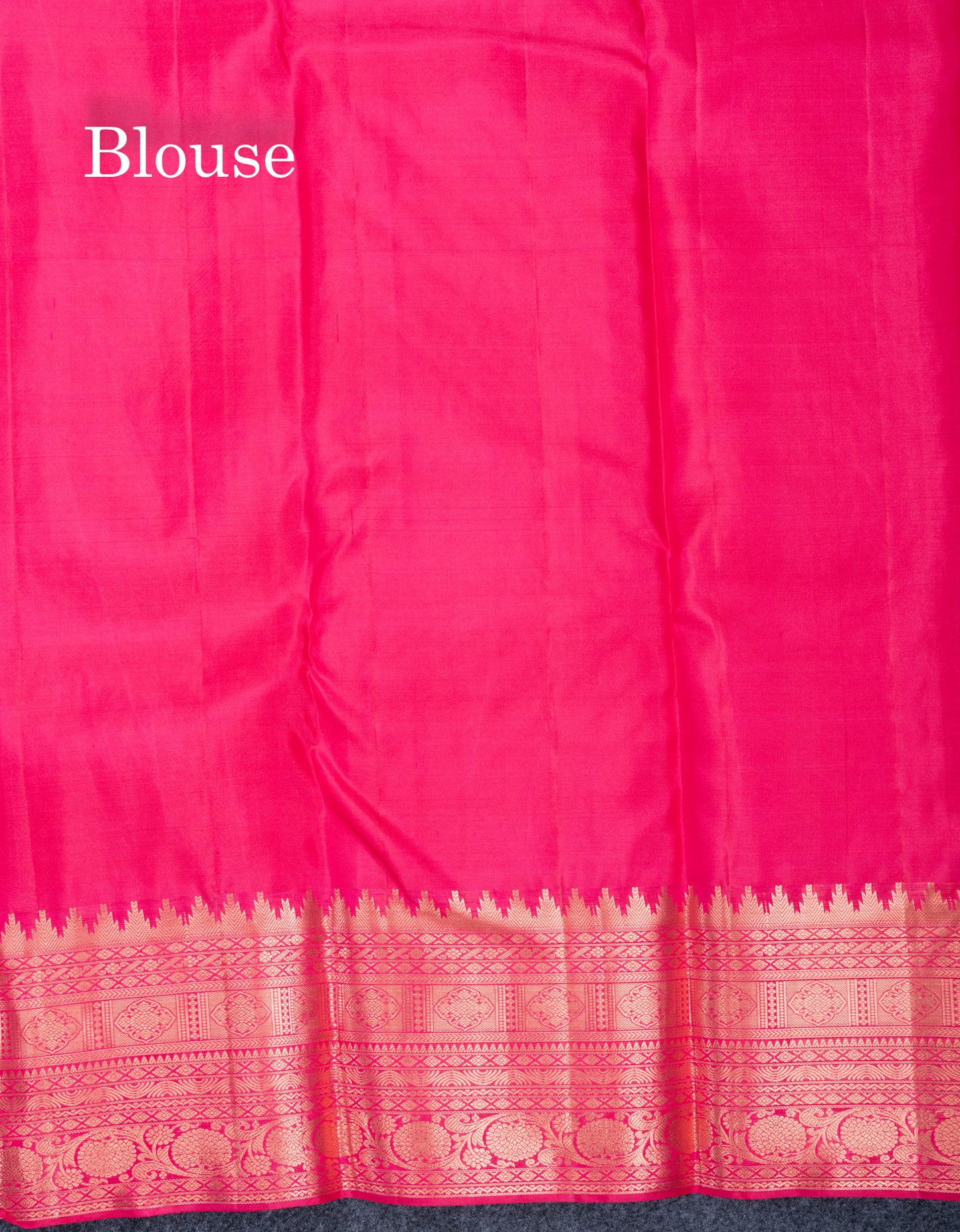 Dual Tone Mango Yellow Bridal Pure Kanjivaram Silk Saree With Contrast Pink Border
