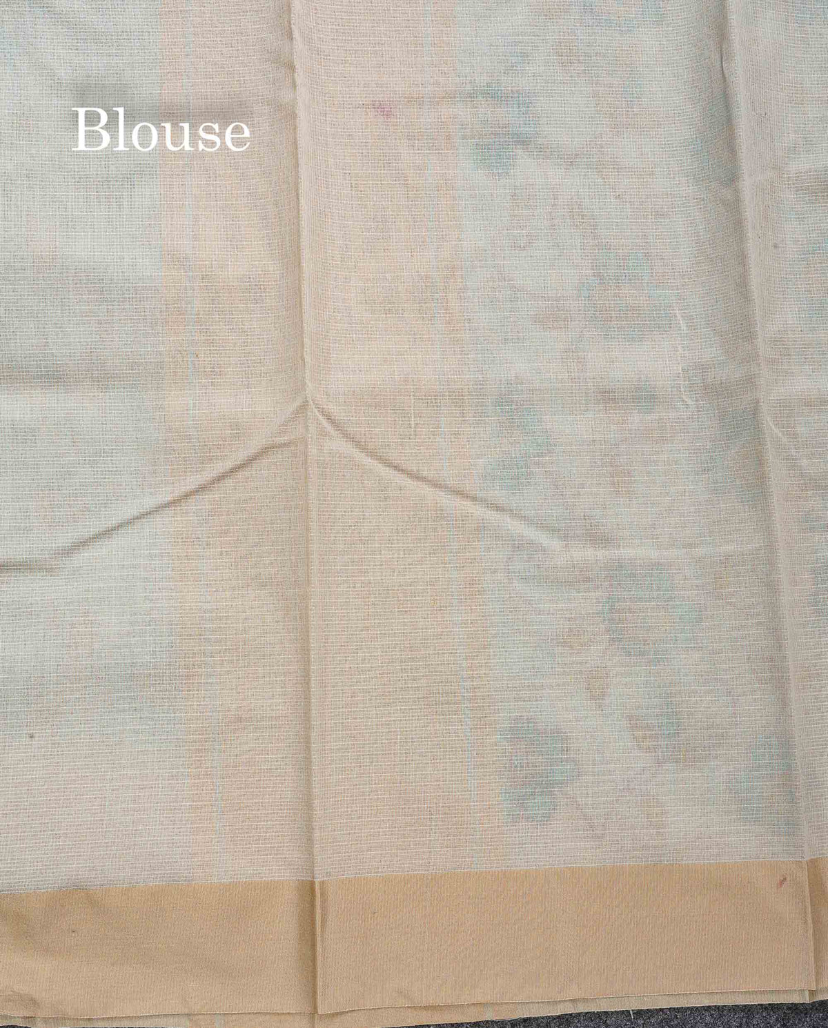 Kota Cotton Fancy Saree - Light Sandal Colour Body Printed With Blouse