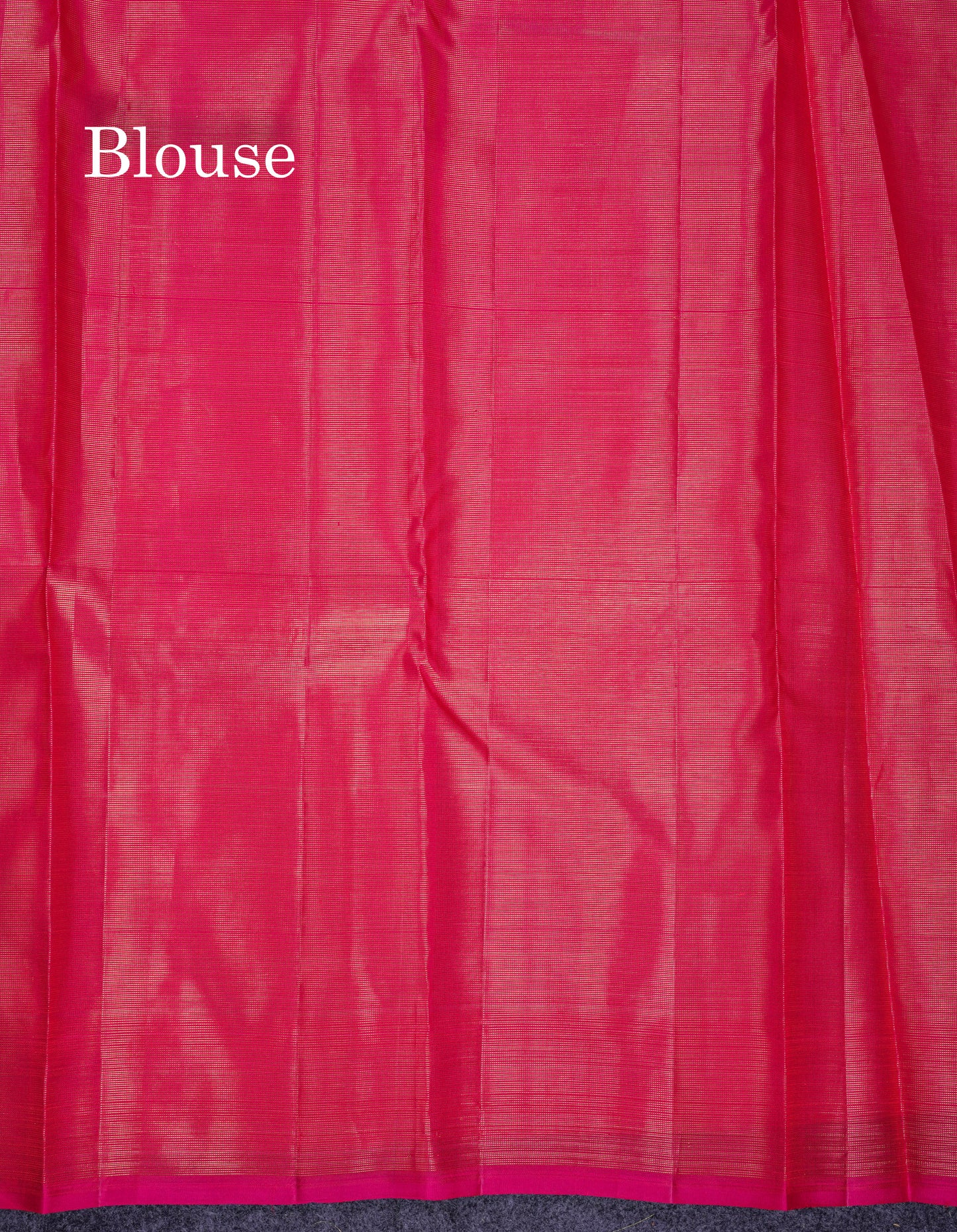 Beautiful Half White Vaira Oosi Lines Fancy Pure Kanjivaram Silk Saree With Contrast Pink Blouse