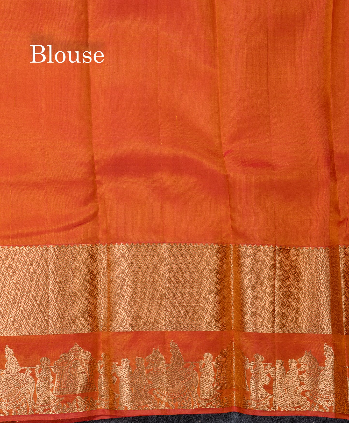 Royal Blue Colour Pure Kanjivaram Silk Saree with Pallakku Border