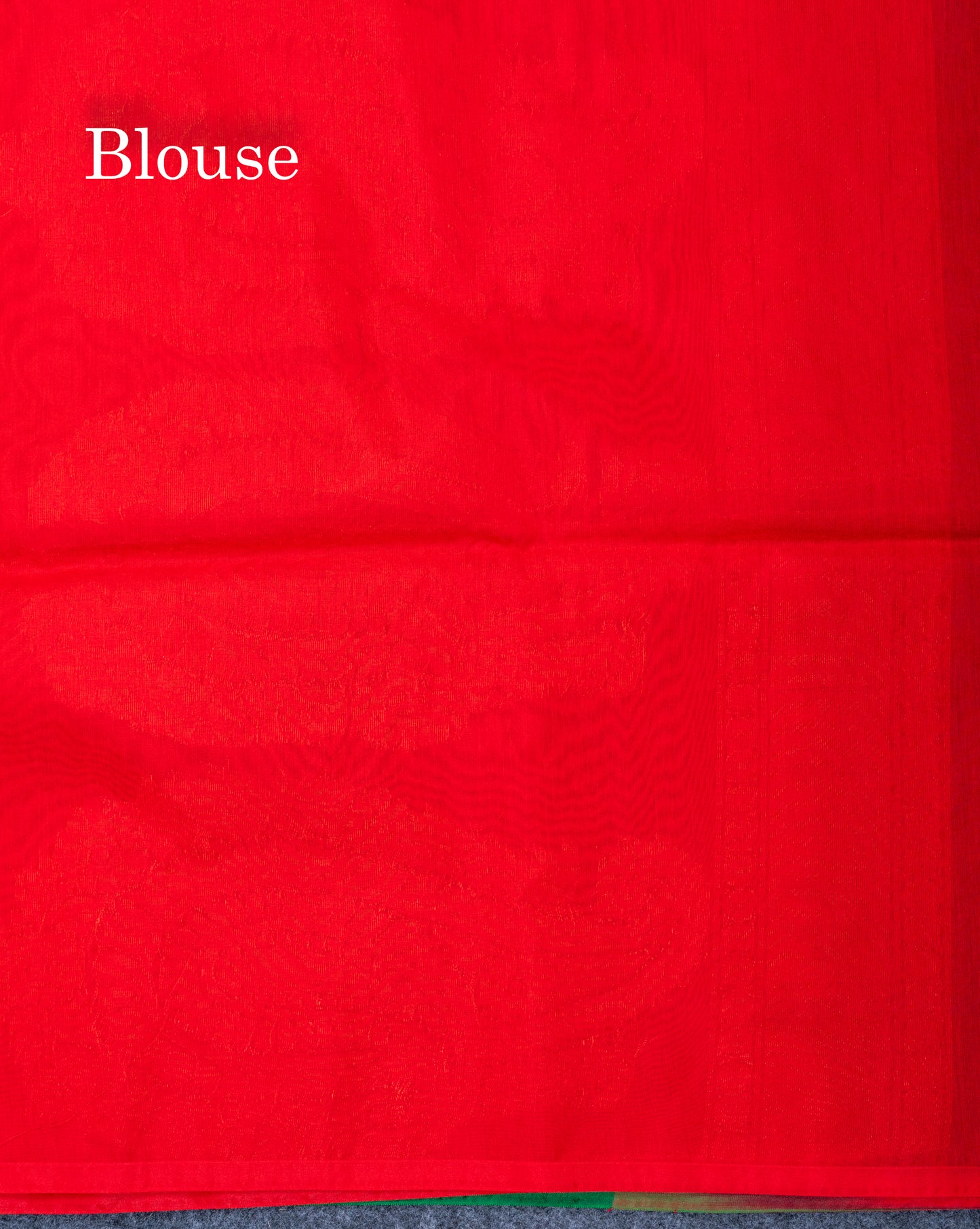 Bottle Green Beautiful Sico Cotton Saree With Contrast Chilly Red Blouse