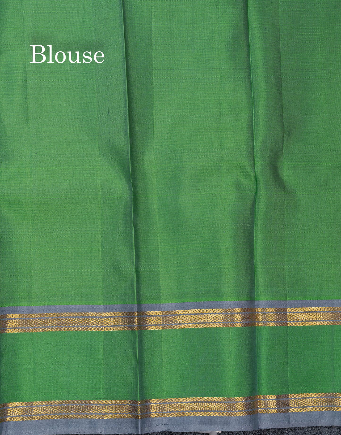 Beautiful Dual Tone Redish Pink Tiny Checks Pure Kanjivaram Silk Saree with Contrast Saffire Green Gap Border