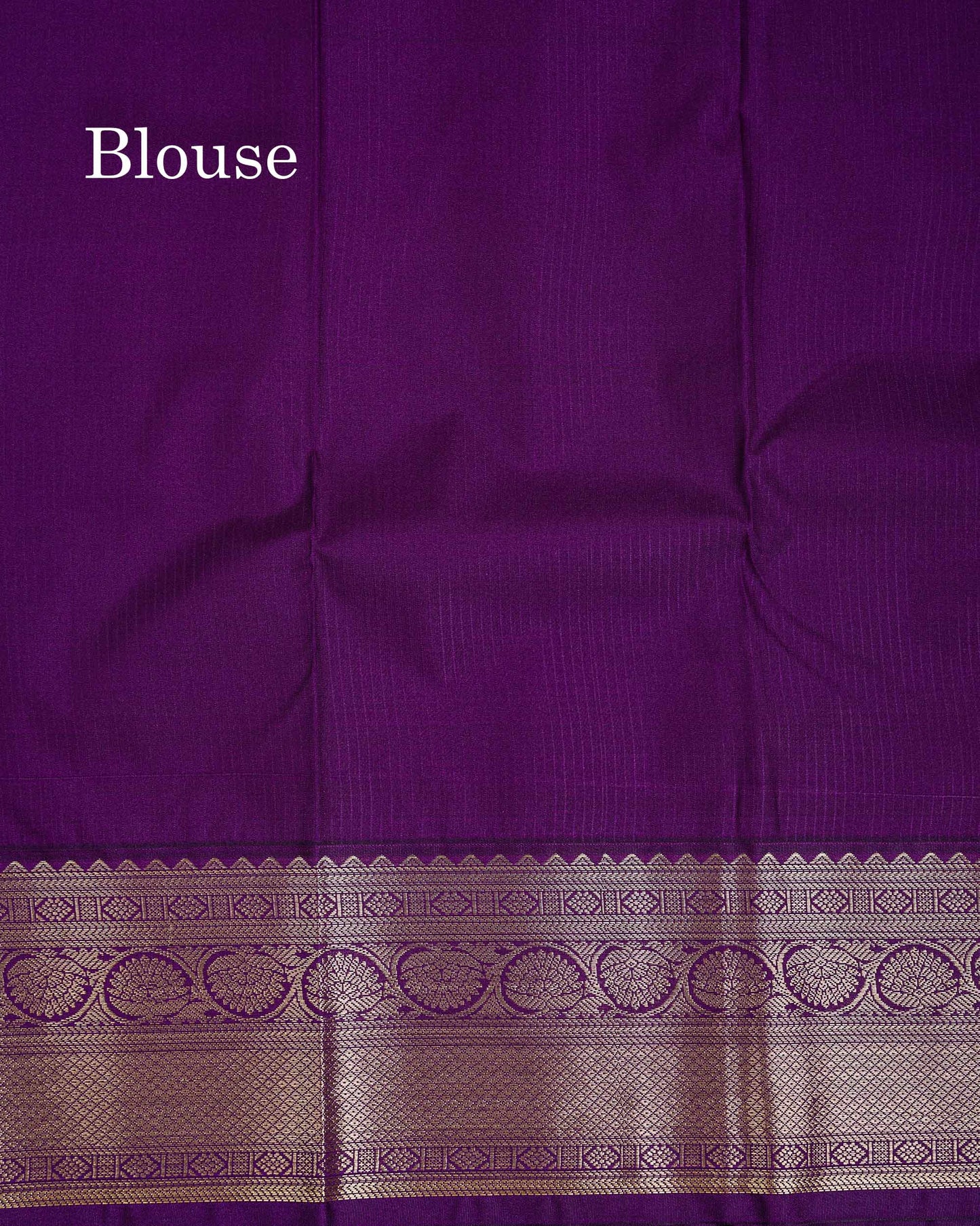 Semi Silk Saree - Rexona Green Butta With Lines Along With Contrast Dark Purple Traditional Border