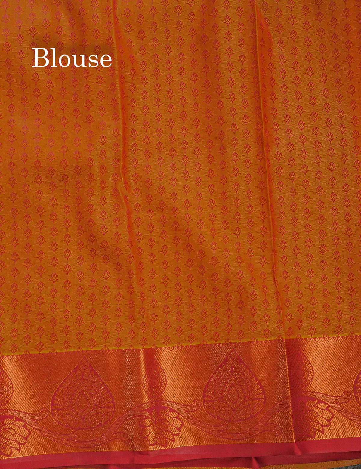 Semi Silk Saree - Yellow Colour Body With Contrast Brown Blouse