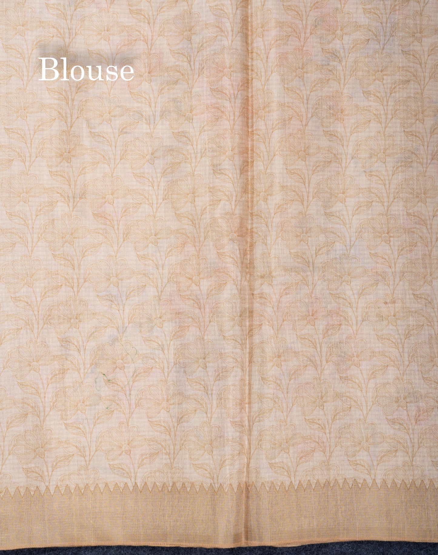 Sandal Semi Tussar Fancy Saree With Self Blouse