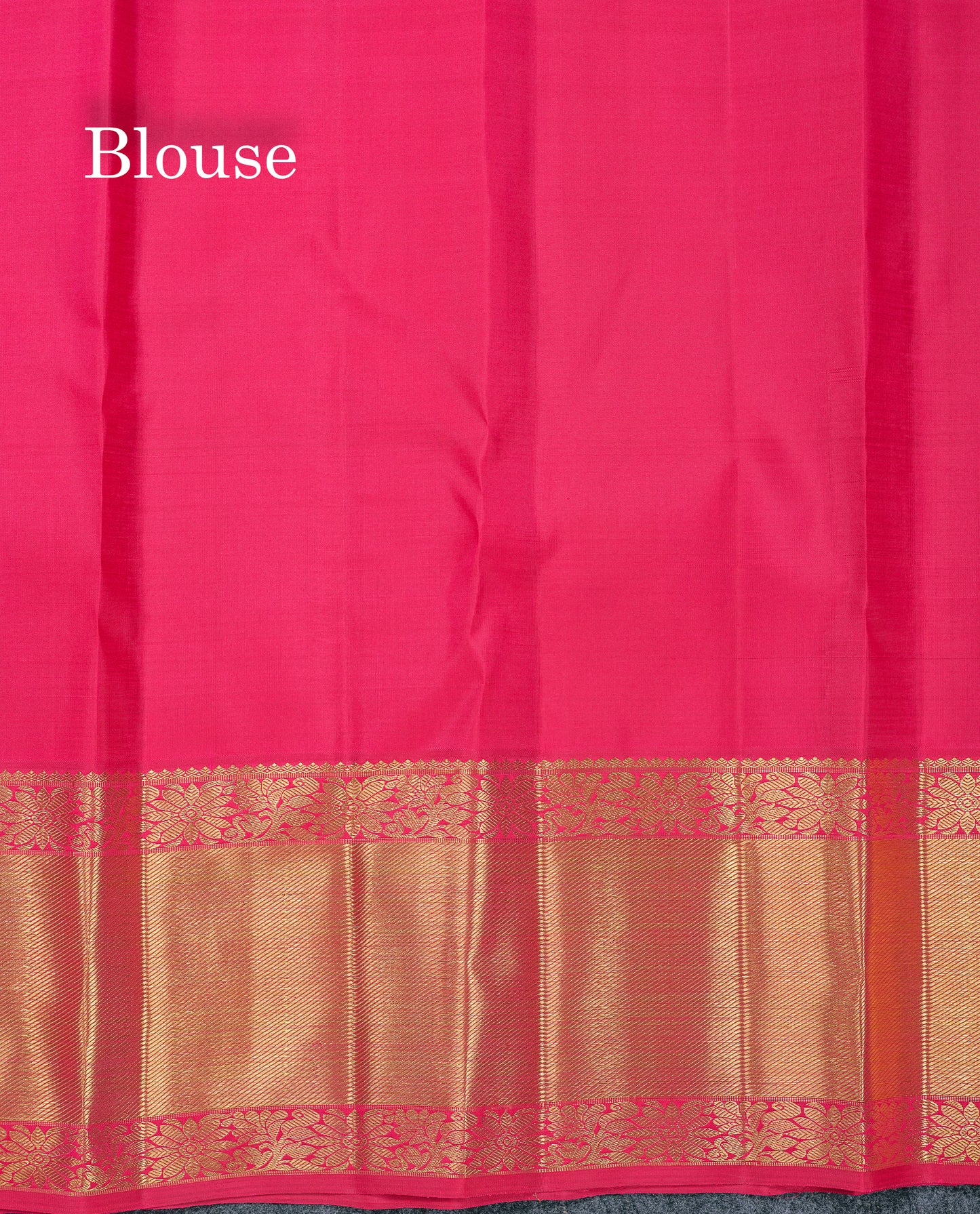Beautiful Pink Menakari Work Bridal 2G Pure Kanjivaram Silk Saree With Traditional Evening Morning Border
