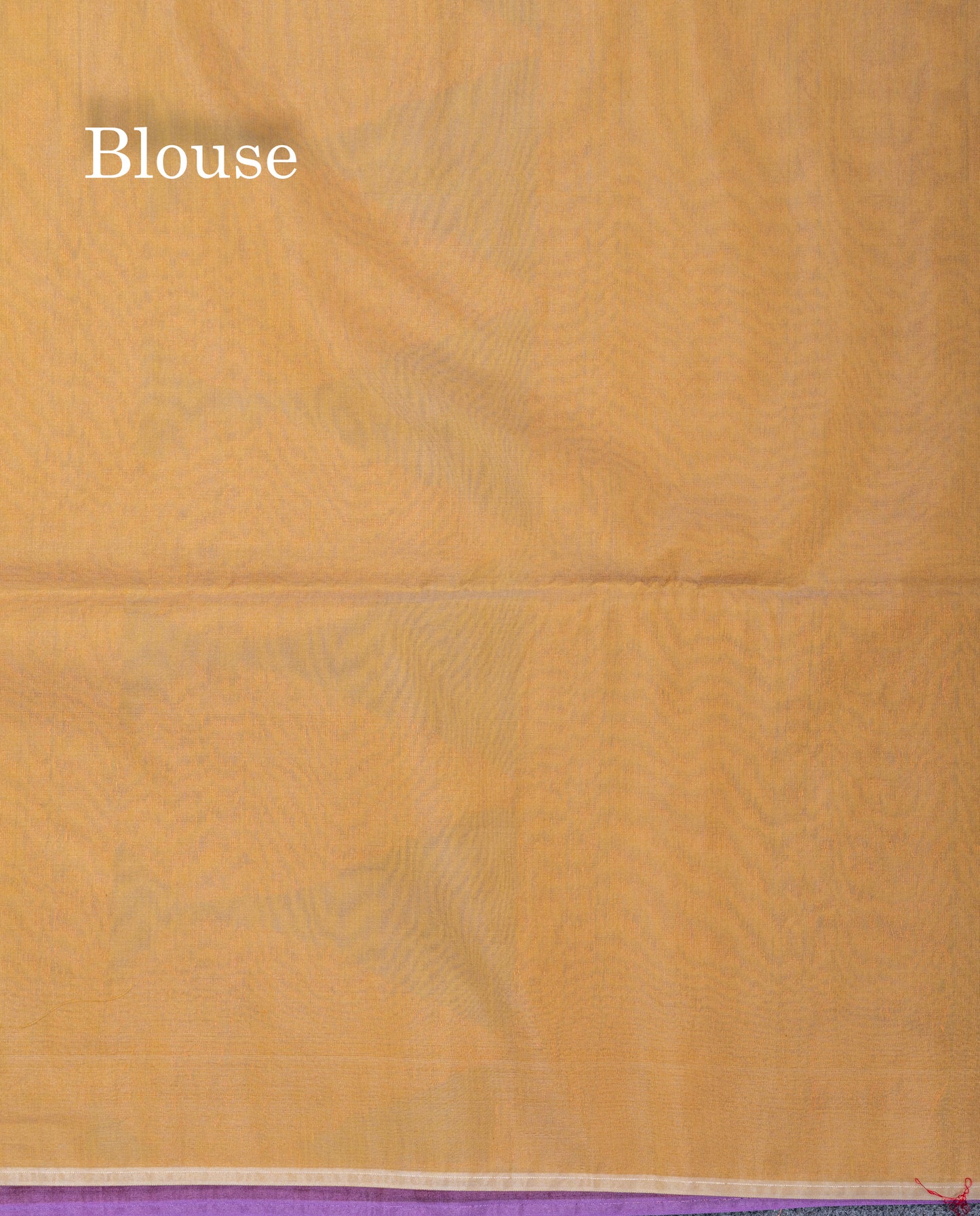 Beautiful Light Violet SICO Cotton Saree With Contrast Sandal Blouse