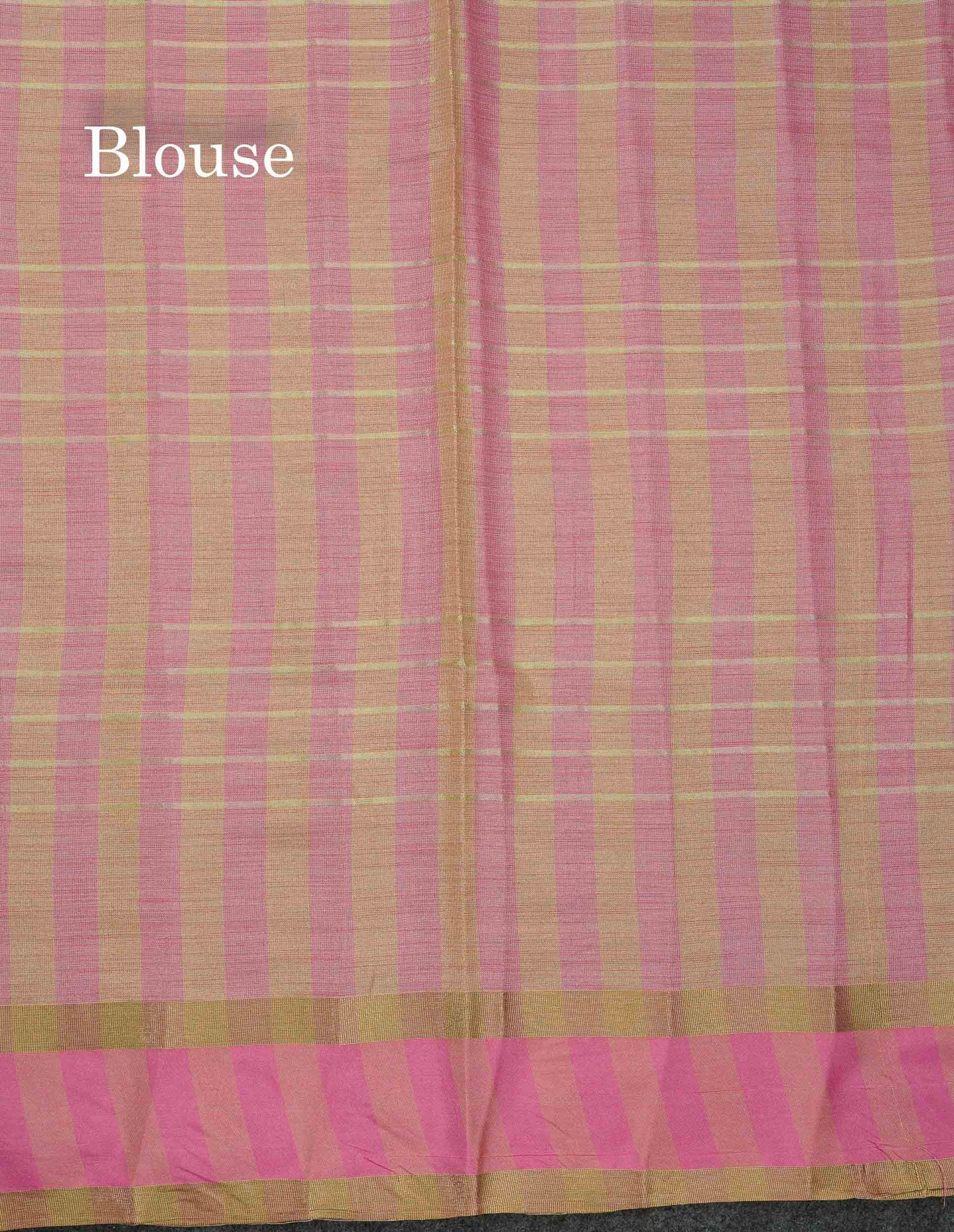 Beautiful Baby Pink Vaira Oosi Semi Tussar Saree With Fancy Border
